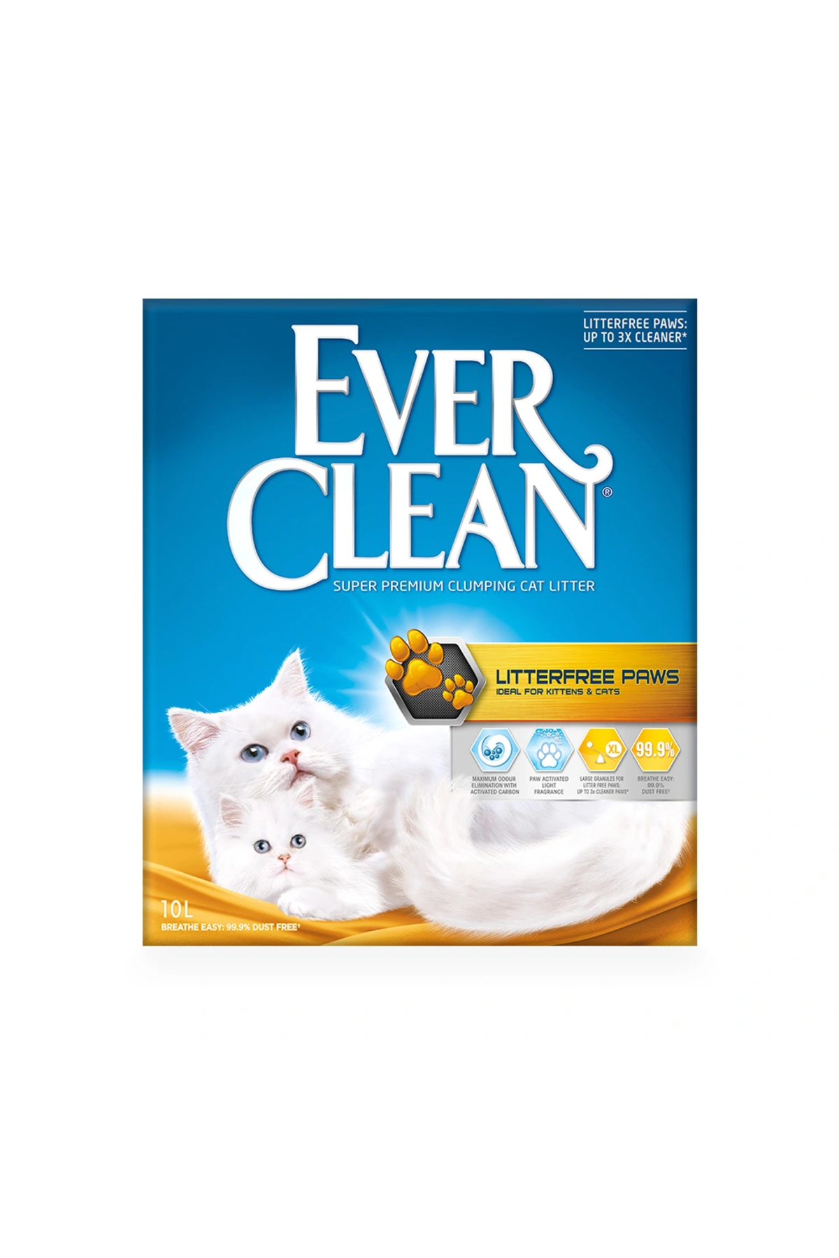 خاک گربه Litterfree Paws اورکلین Ever Clean، ۱۰ لیتر × ۲ بسته