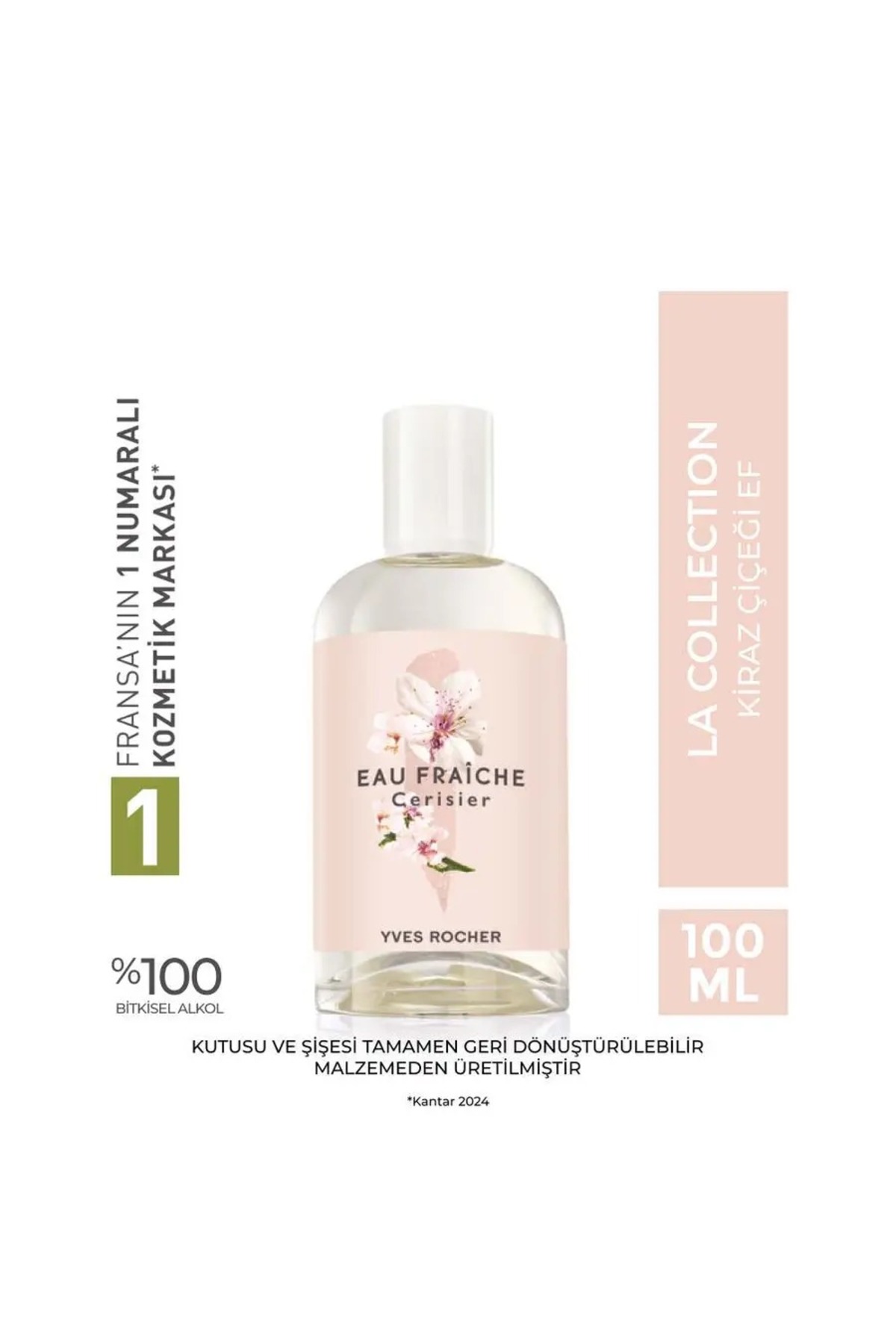 عطر عطری ماندگار برای همراهی با لحظات جاودانه شما CHERRY BLOSSOM EF LA COLLECTION 100ML اورجینال Yves Rocher