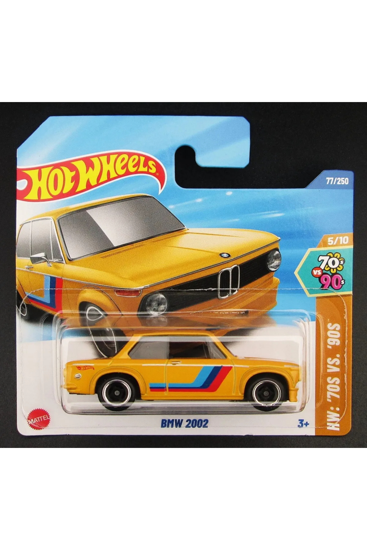 ماشین اسباب بازی BMW 2002 DIECAST CAR 77 250 HW 70S VS 90S SERIES HOT WHEELS