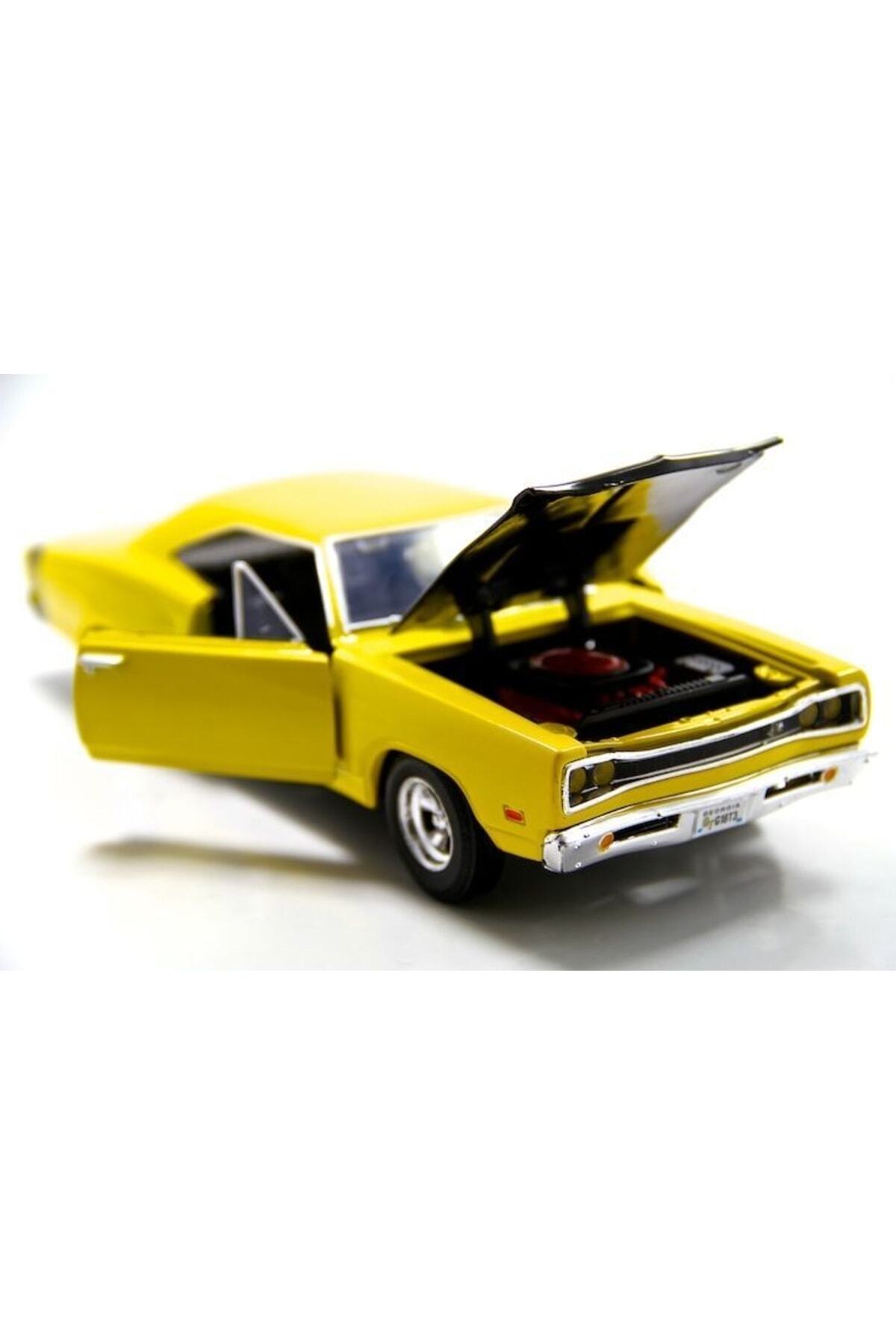 مدل خودرو خودروی زرد موتورمکس 1969 دوج کورونت سوپر بی 1 24 اورجینال Motor Max