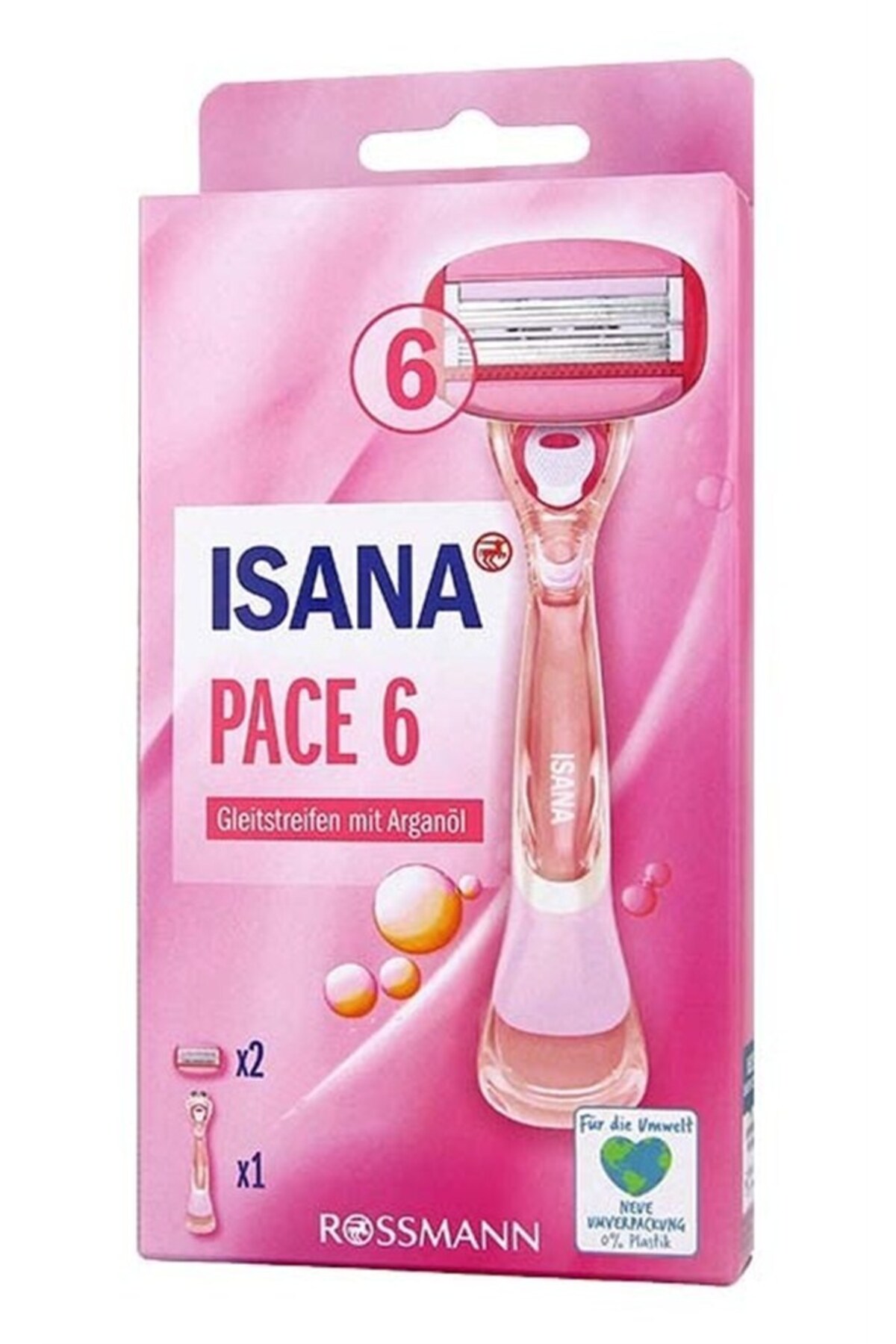 تیغ اصلاح ریش تراش برای زنانه سیستم 6 تیغه ISANA