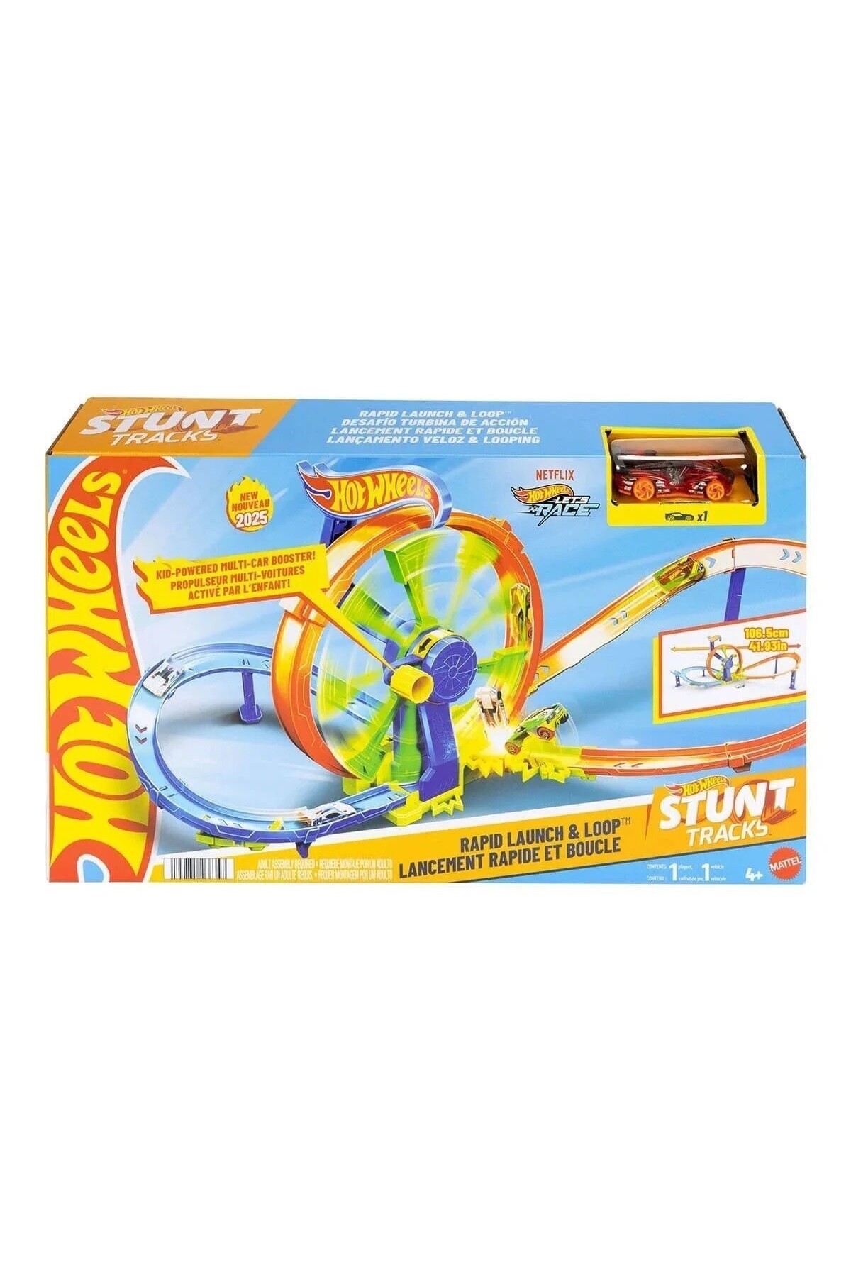 ماشین اسباب بازی تنظیم سریع و حلقه JBX65 هات ویلز اورجینال HOT WHEELS