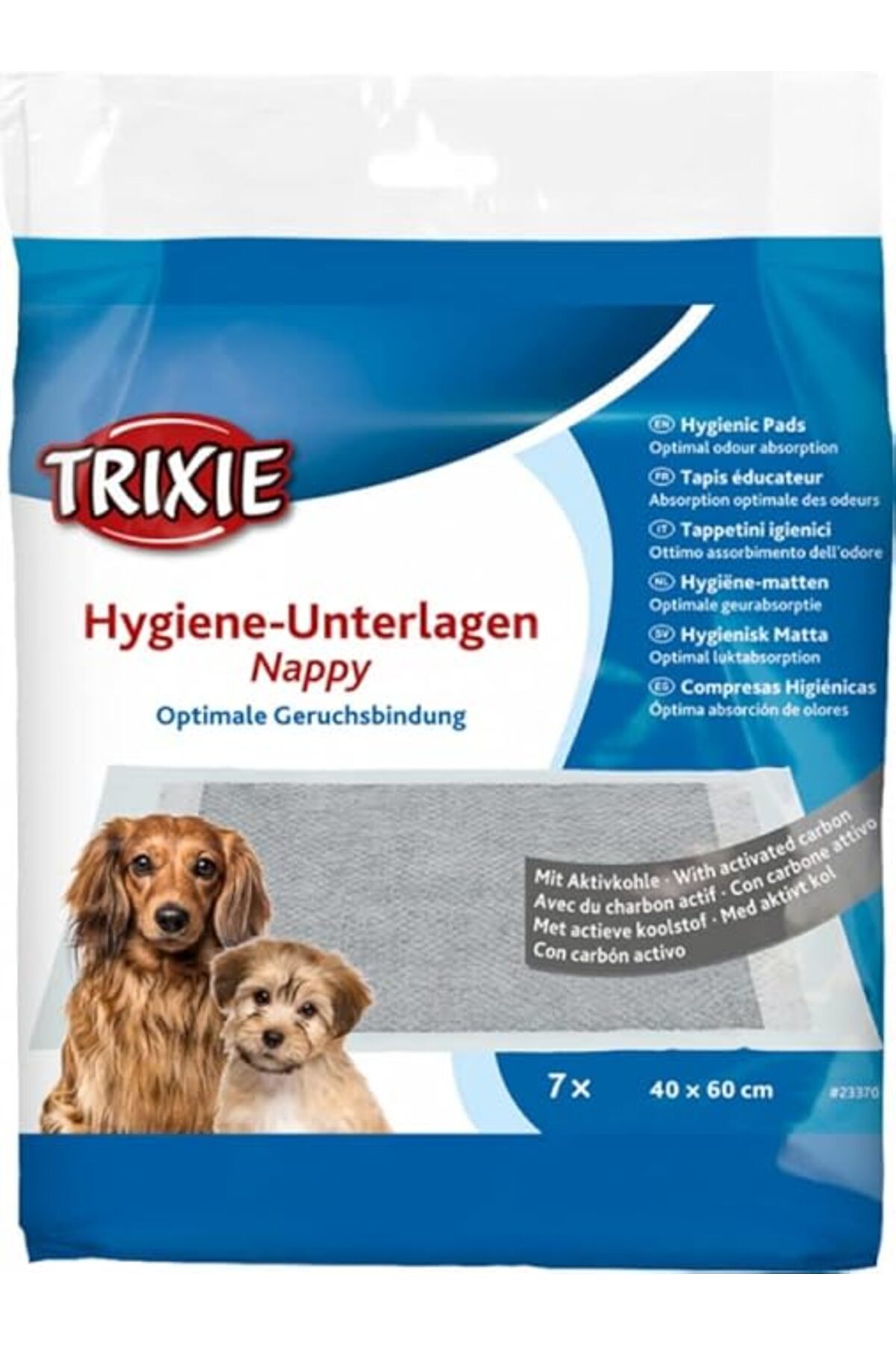 پد ادرار سگ تریکسی Trixie با قابلیت جلوگیری از بو، ۴۰×۶۰ سانتی‌متر، بسته ۷ عددی