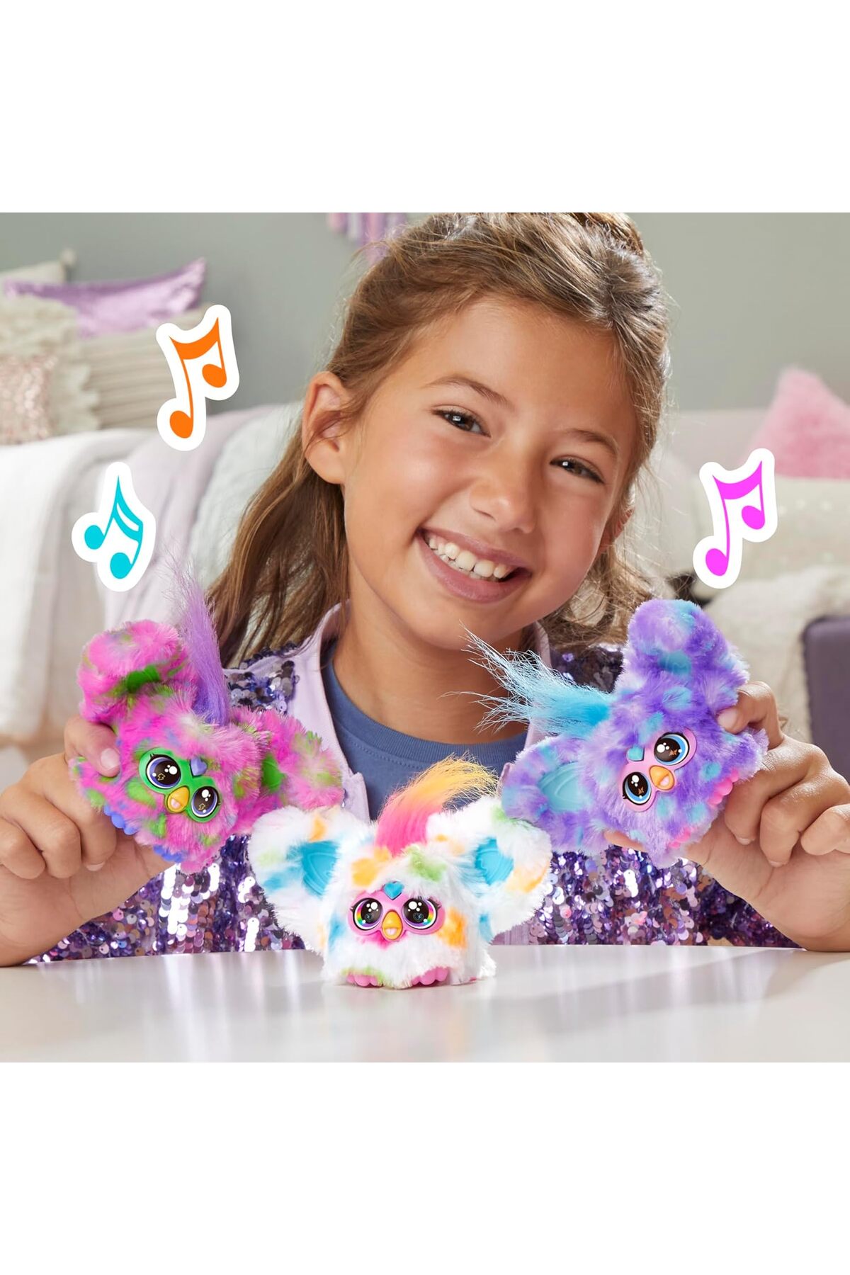 اسباب بازی های پشمی FURBLET INTERACTIVE PLUSH LOO LAY G1613 Furby