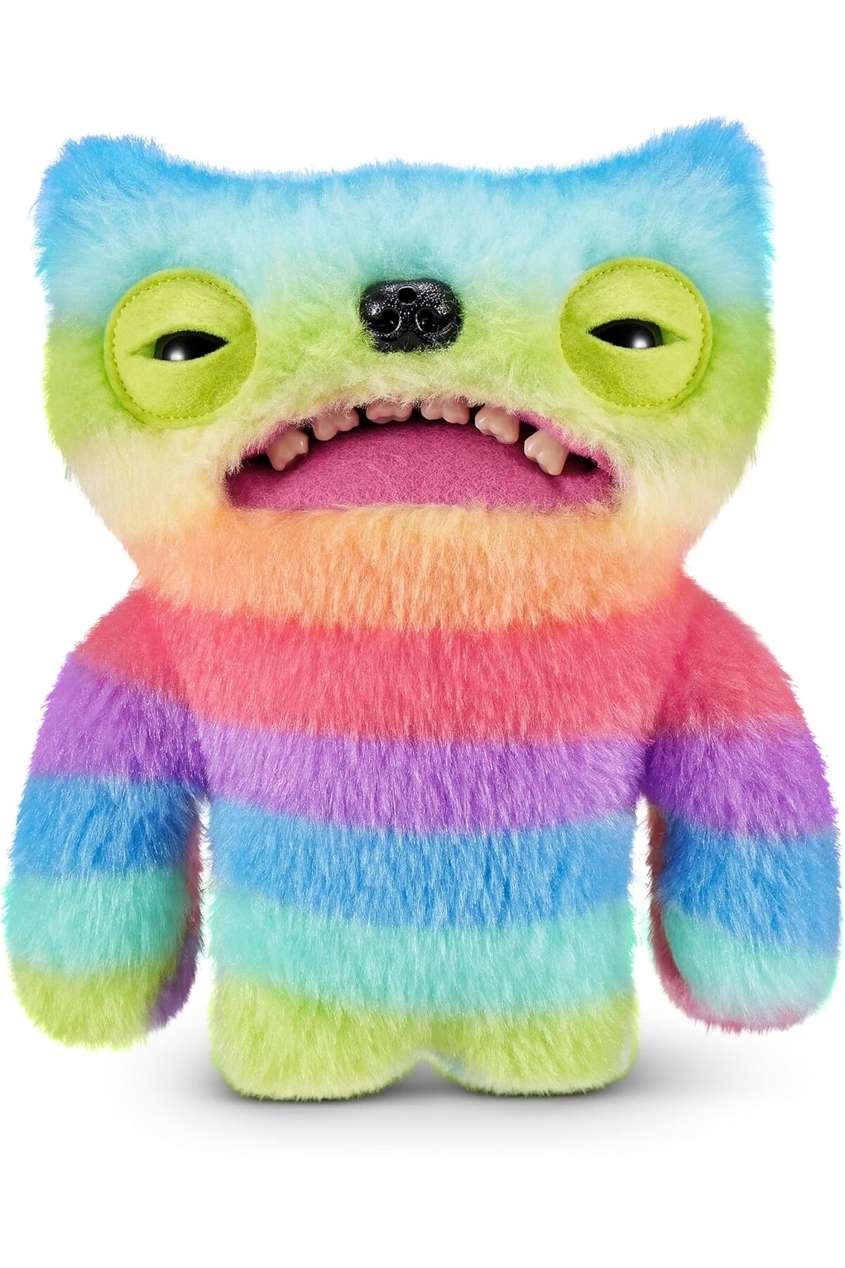 اسباب بازی های پشمی FARTING FUGGLER FACE WITH SOUND MOTION SENSOR FUNNY UGLY PUSH TOY WIDE EYED WEIRDO 22C TOYFEST