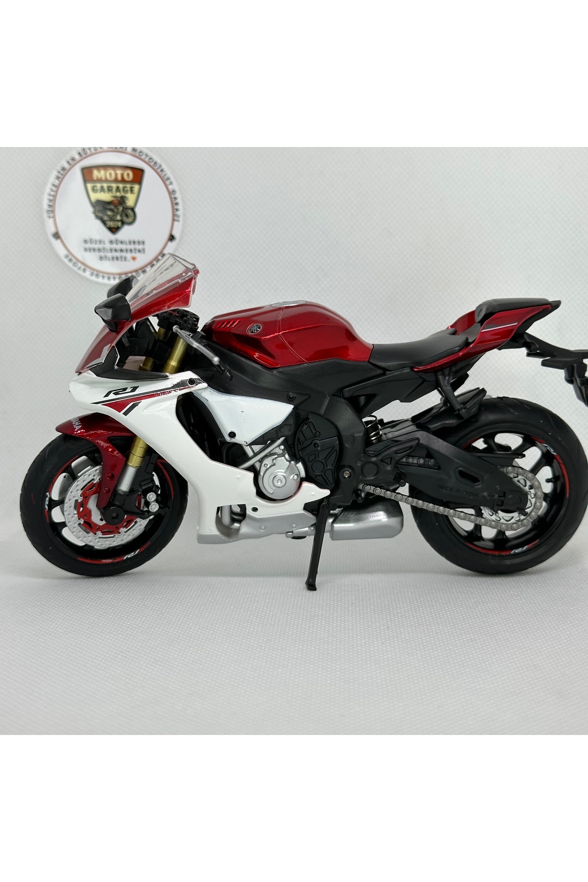 مدل خودرو موتورسیکلت یاماها YZF R1 1:12 DIECAST – خودروی کلکسیونر فلزی دارای مجوز اورجینال Maisto Diecast
