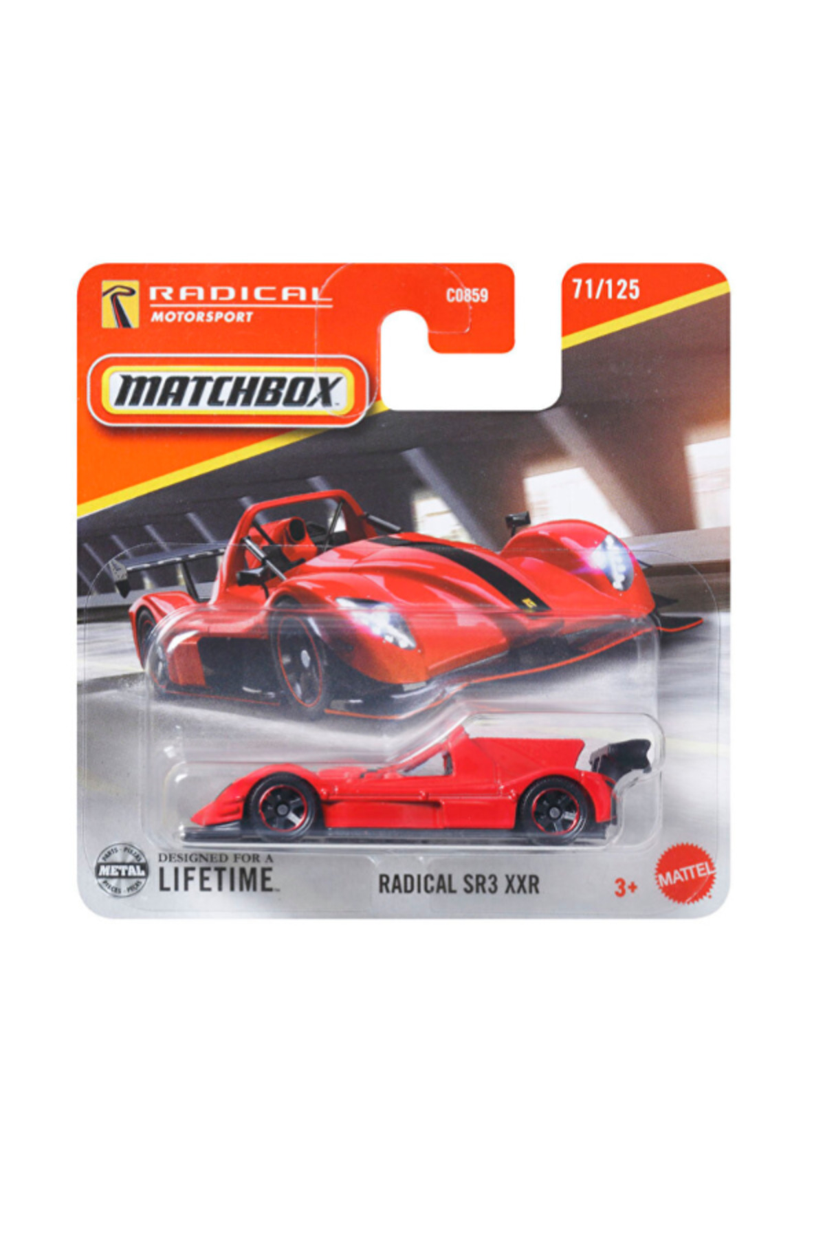ماشین اسباب بازی MATCHBOX RADICAL SR3 XXR JBR72 1 64 SCALE از ترکیه HOT WHEELS