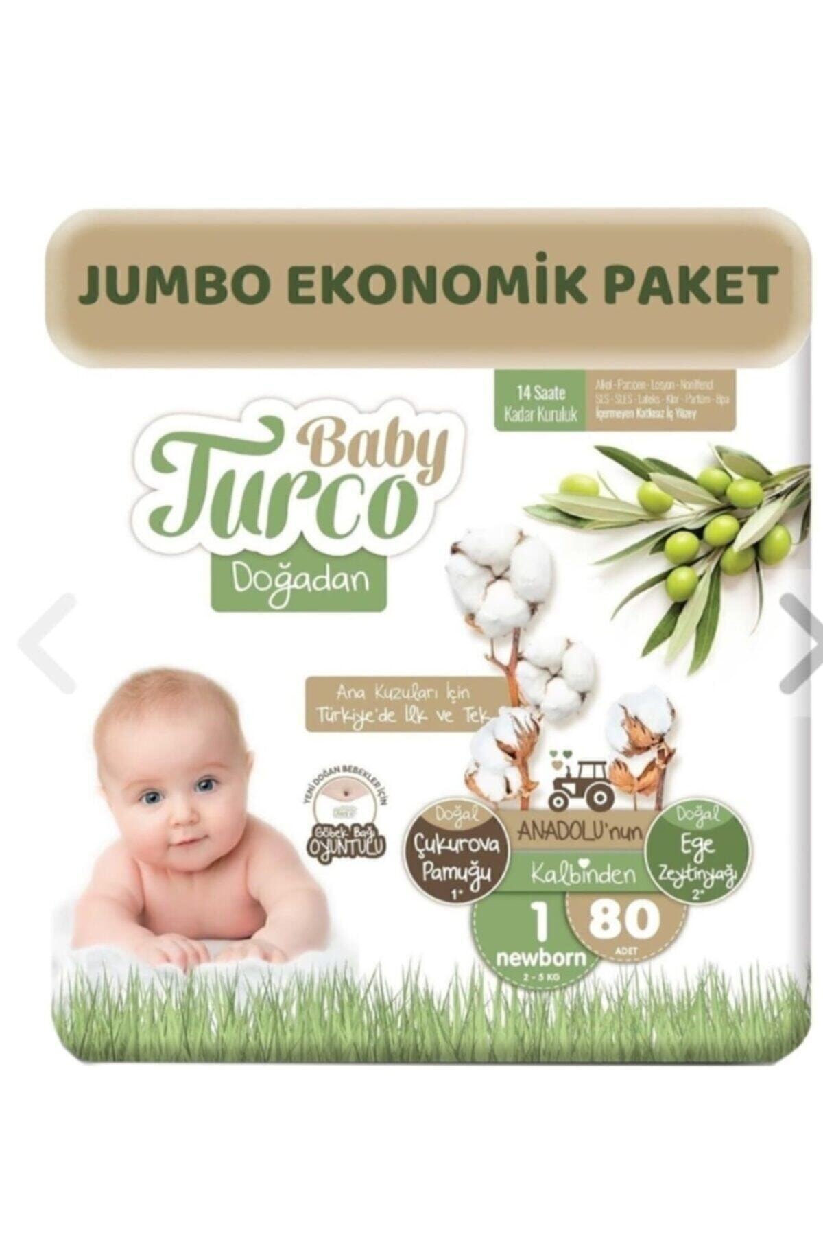 پوشک بچه پکیج ارزان قیمت BABY 1 شماره 80 اورجینال Baby Turco