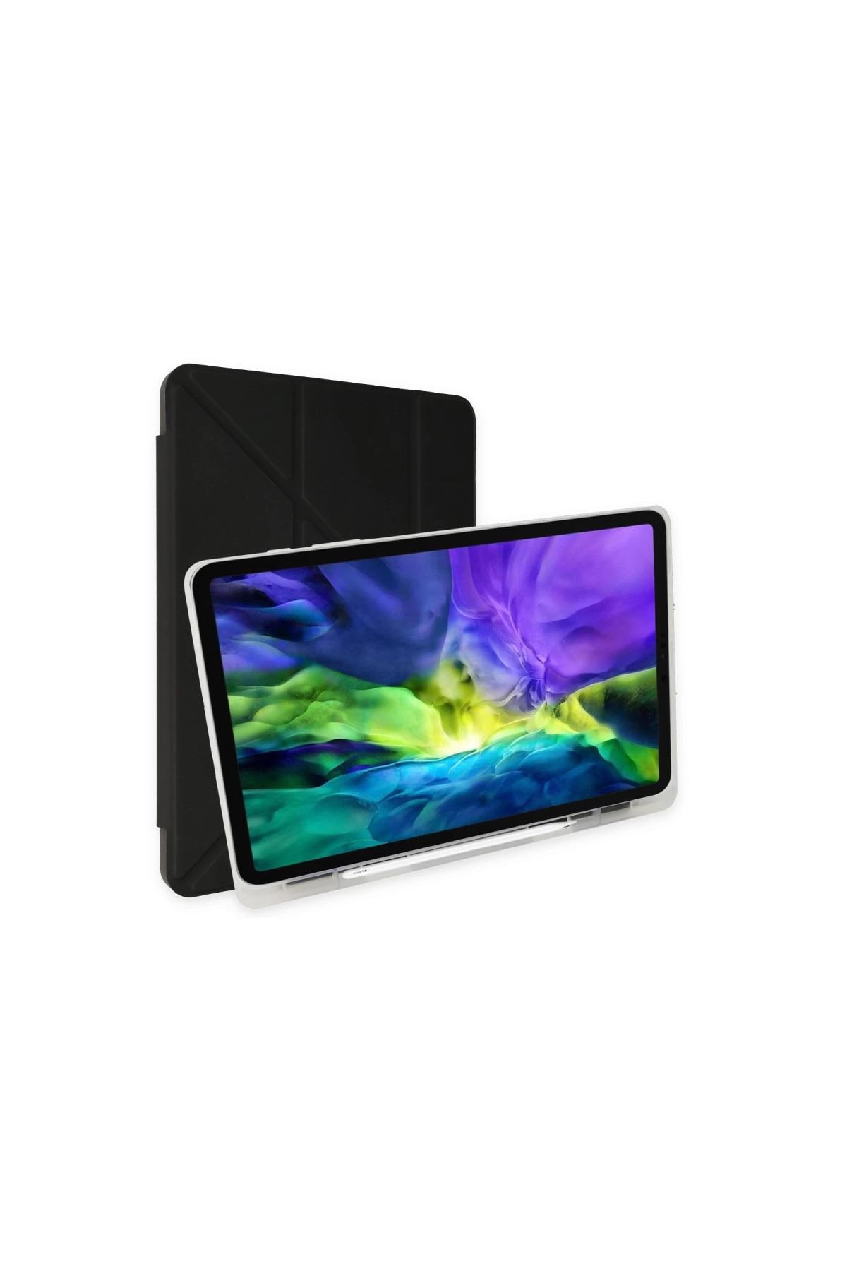 کاور و قاب تبلت IPAD PRO 12.9 CASE MARS با جای قلم مشکی Genel Markalar