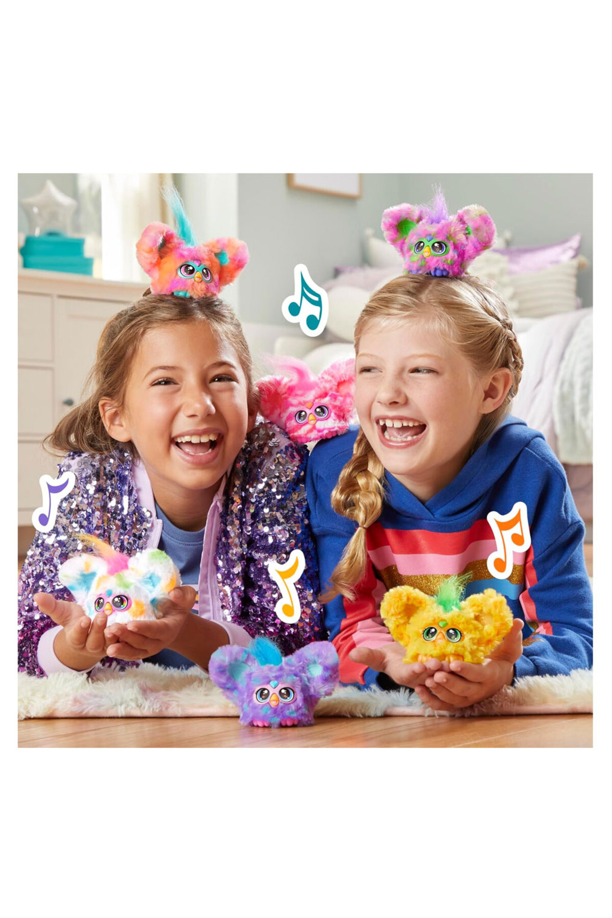 اسباب بازی های پشمی FURBLET INTERACTIVE PLUSH LOO LAY G1613 Furby