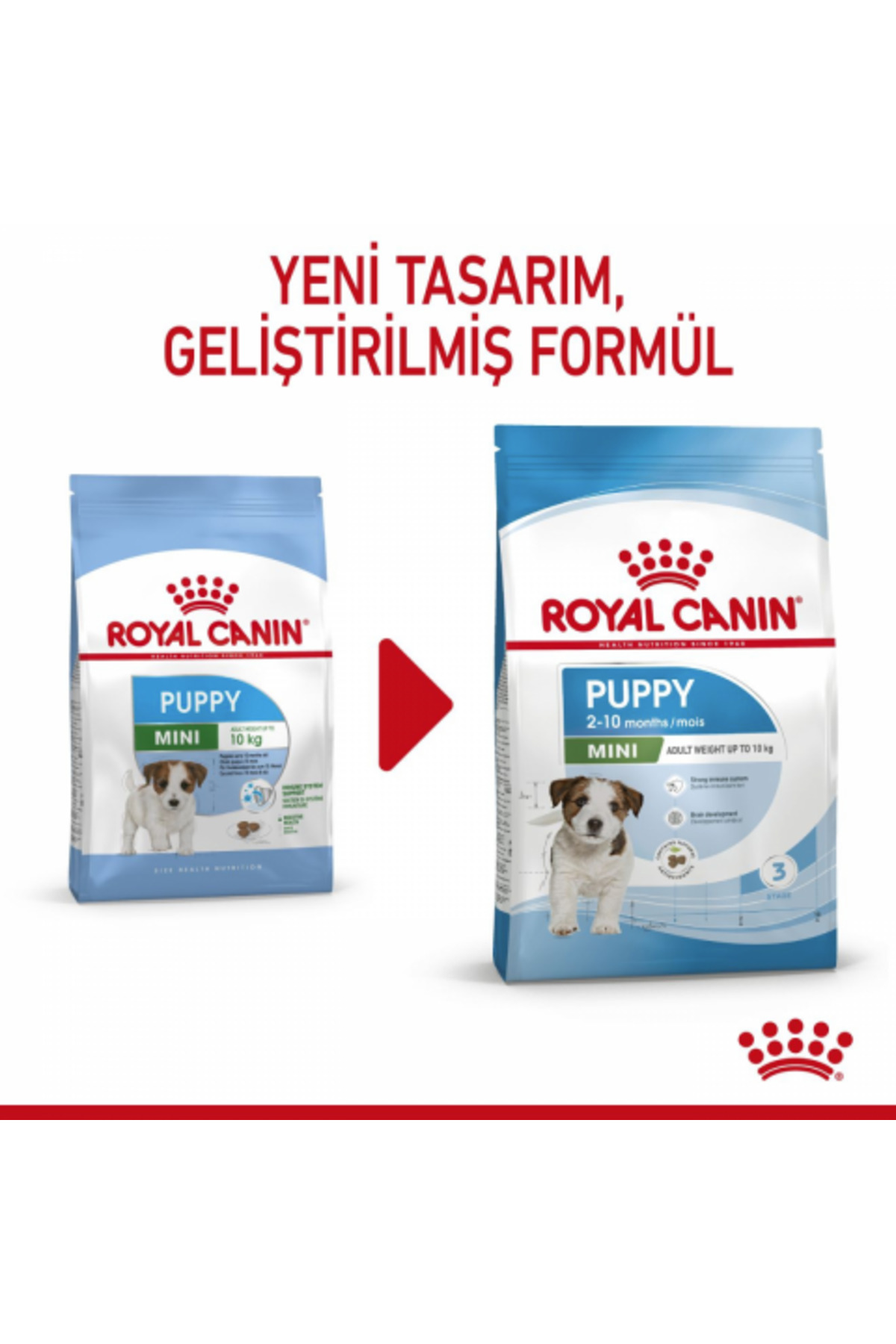 غذای خشک سگ Mini Puppy رویال کنین Royal Canin، طعم مرغ، ۲ کیلوگرم