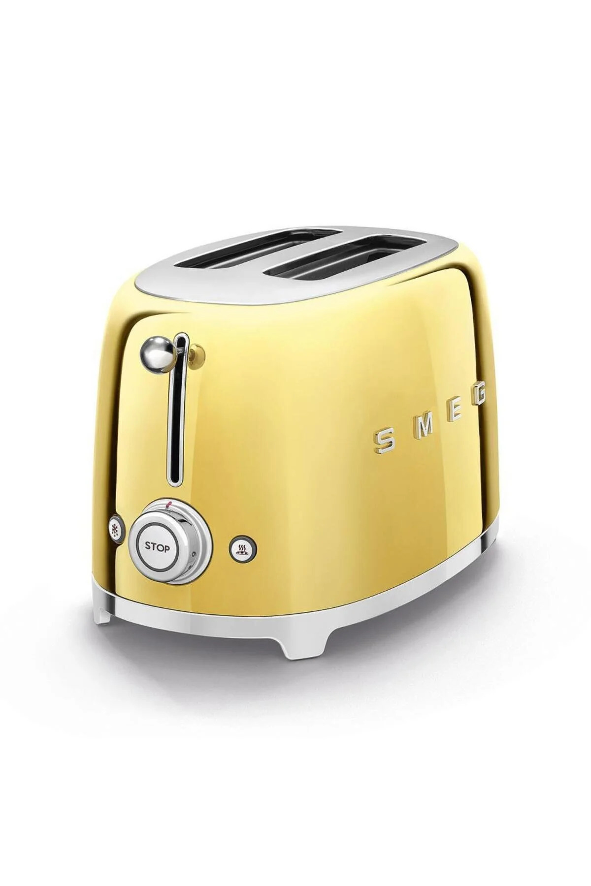 توستر طلایی سبک دهه 50 TSF01GOEU اورجینال Smeg