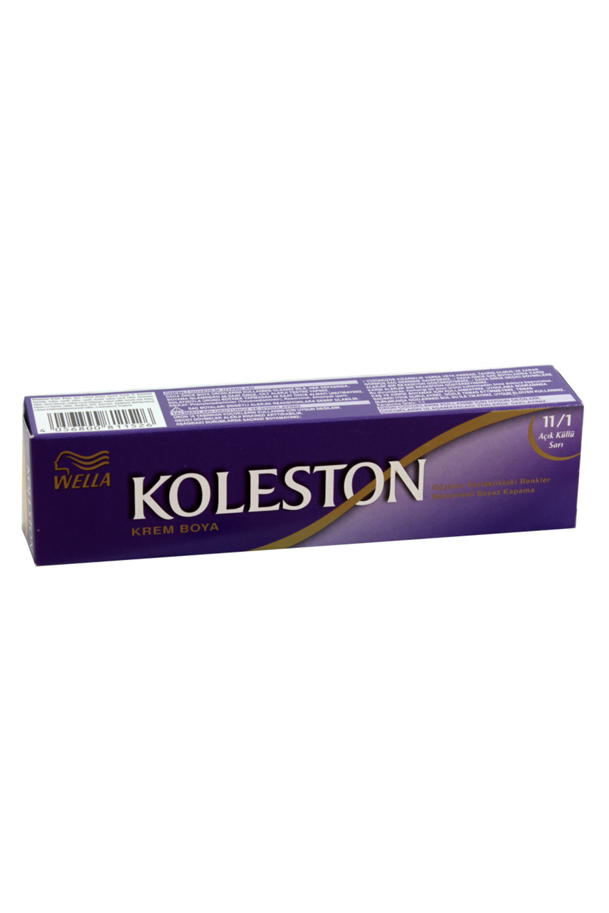 رنگ موی یونی‌سکس وللا مدل Koleston شماره 11/1 رنگ روشن و کدر زرد ولا Wella