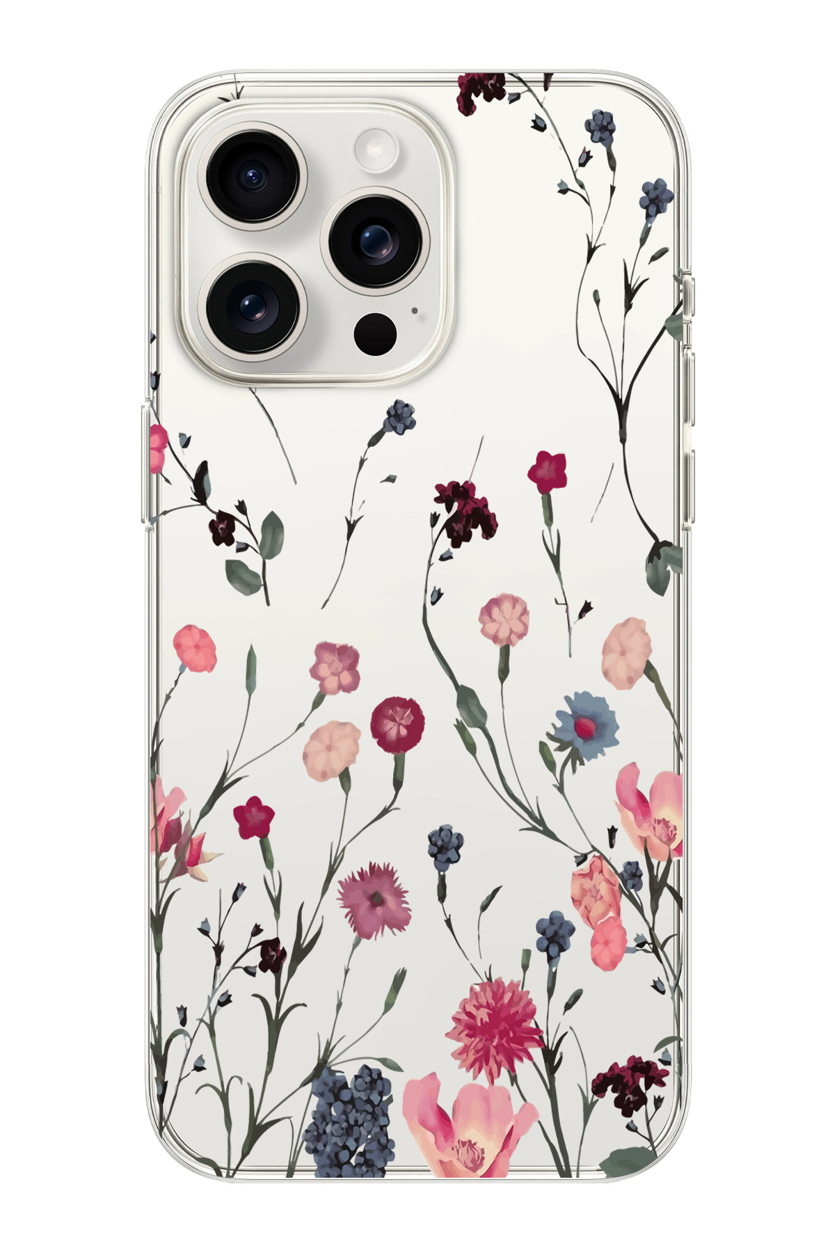 کاور و قاب گوشی شفاف سیلیکونی نرم طرح دار سازگار با IPHONE 16 PRO MAX Elorakılıf