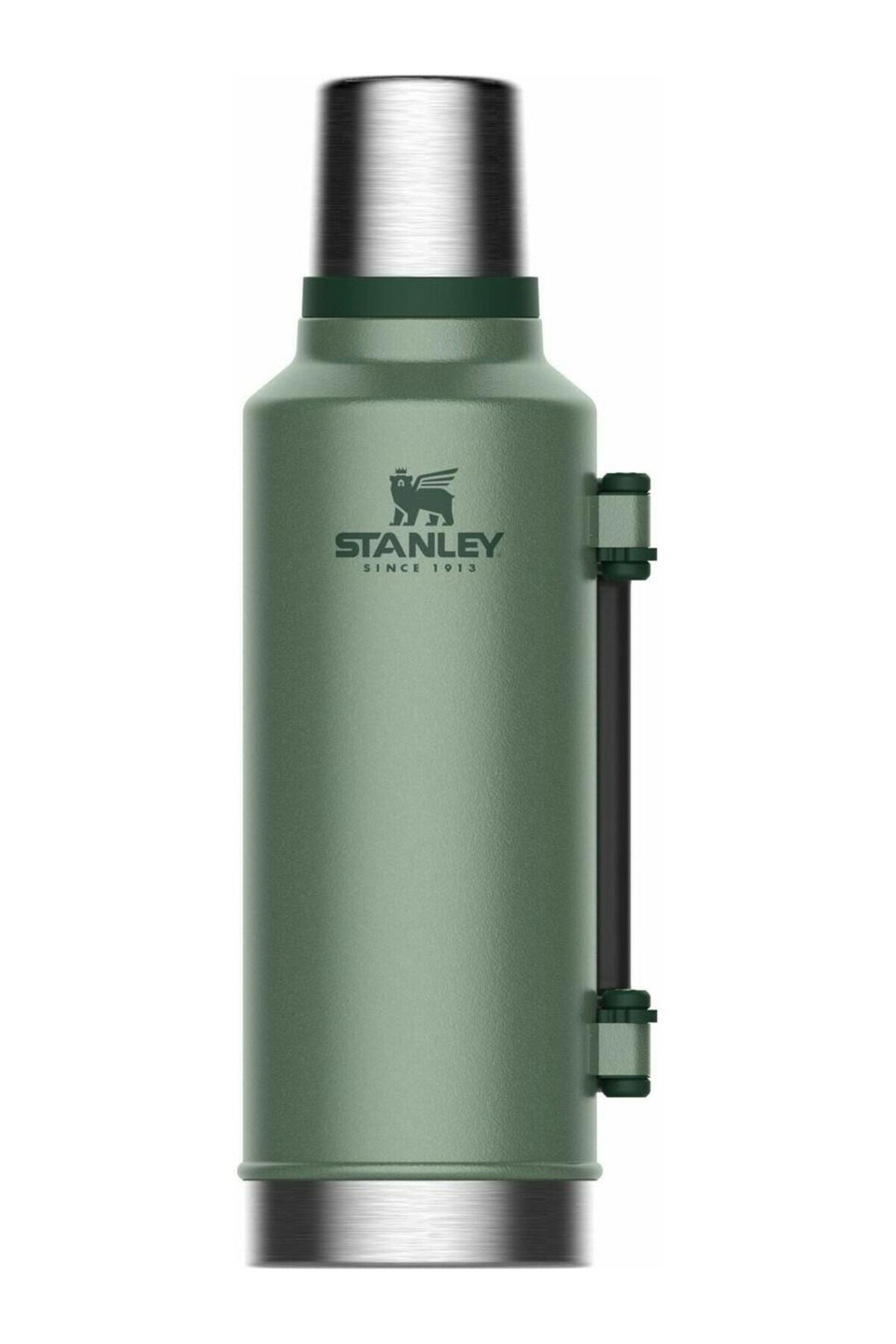 فلاسک قمقمه کلاسیک وکیوم استیل ضد زنگ 1.9 لیتر سبز اورجینال Stanley