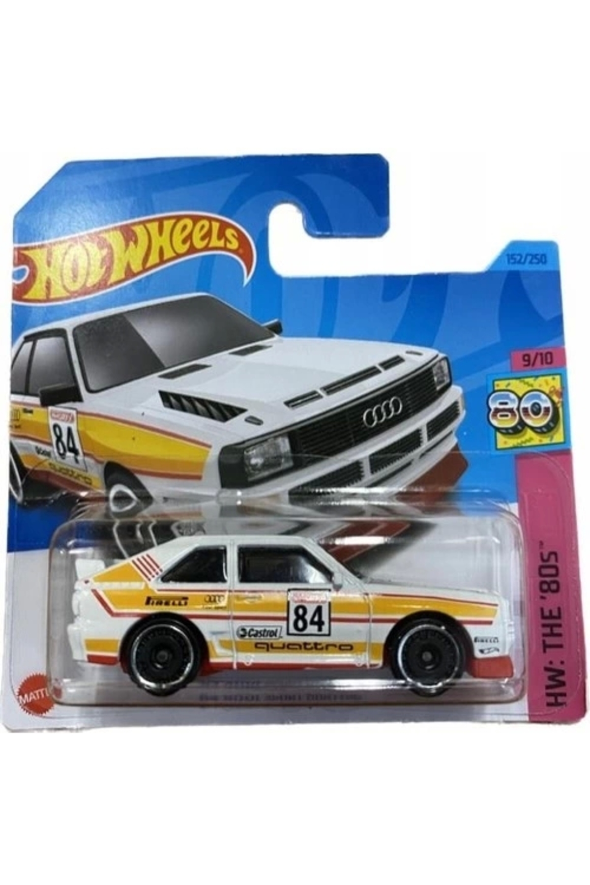 ماشین اسباب بازی SINGES '84 AUDI SPORT QUATTRO HKJ6666 هات ویلز اورجینال HOT WHEELS