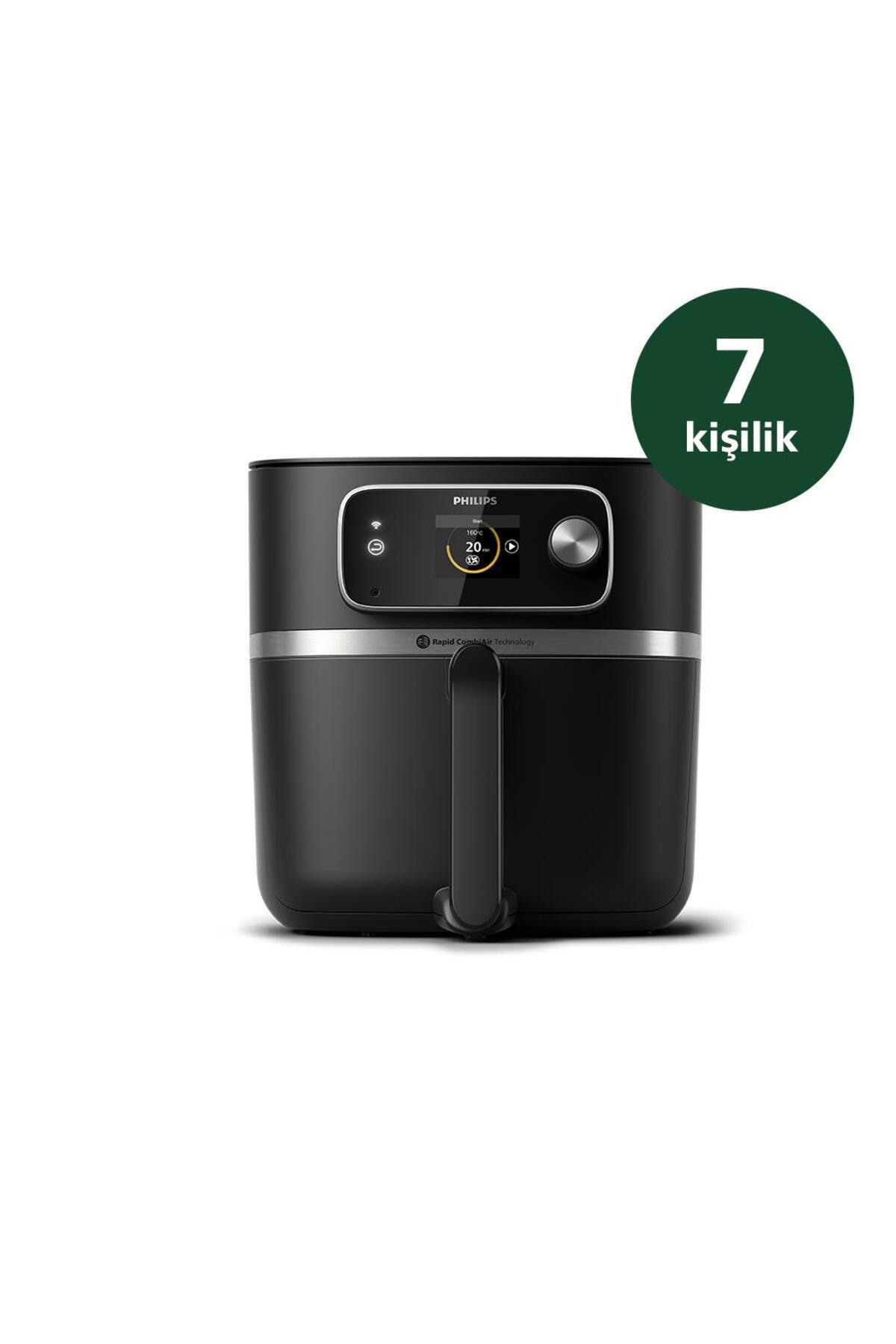 سرخ کن AIRFRYER SERIES 7000 COMBI XXL CONNECTED RAPID COMBIAIR برنامه های پخت خودکار HD9880 90 اورجینال Philips