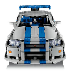 مجموعه ساختنی خودرو لگو LEGO تکنیک Technic مدل 42210، نیسان اسکای‌لاین GT-R (R34)، ۱۴۱۰ قطعه