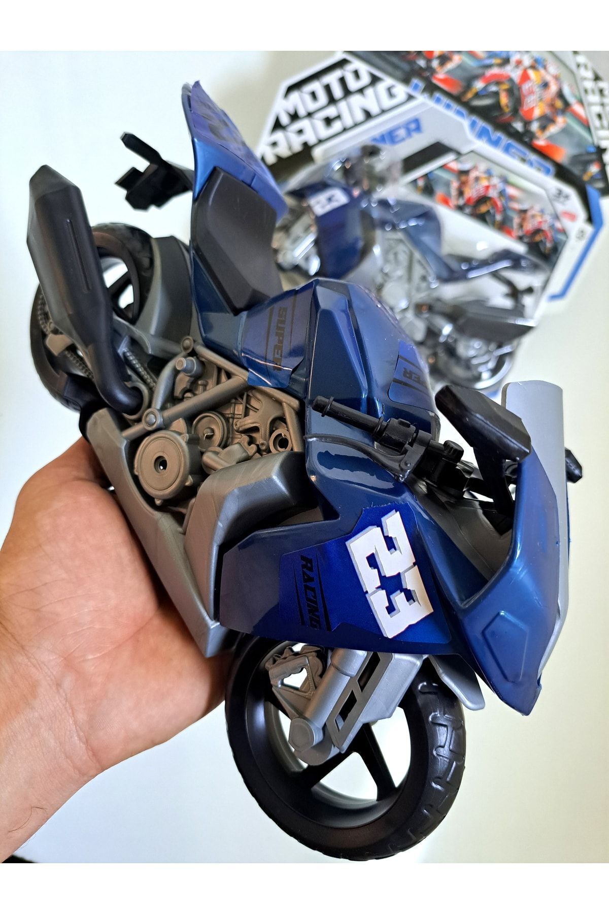 ماشین اسباب بازی رنگ آمیزی موتورسیکلت مسابقه از ترکیه HOT WHEELS