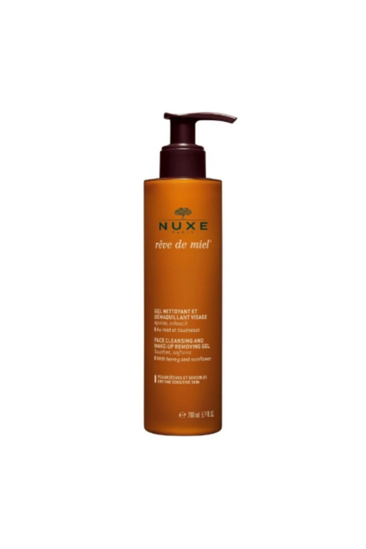 Nuxe ژل تمیزکننده صورت و آرایش گیری رویا Reve de Miel 200 میلی لیتر