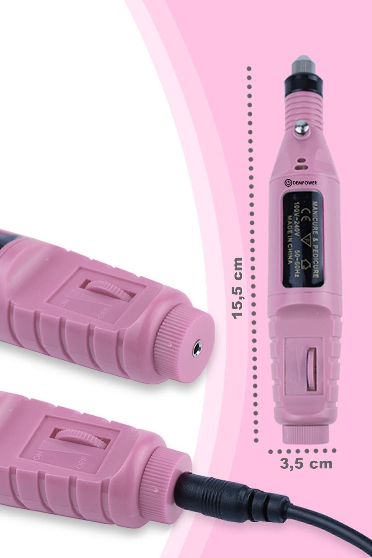 ست مانیکور و پدیکور برقی USB با کیفیت بالا و طراحی مدرن DEMPOWER