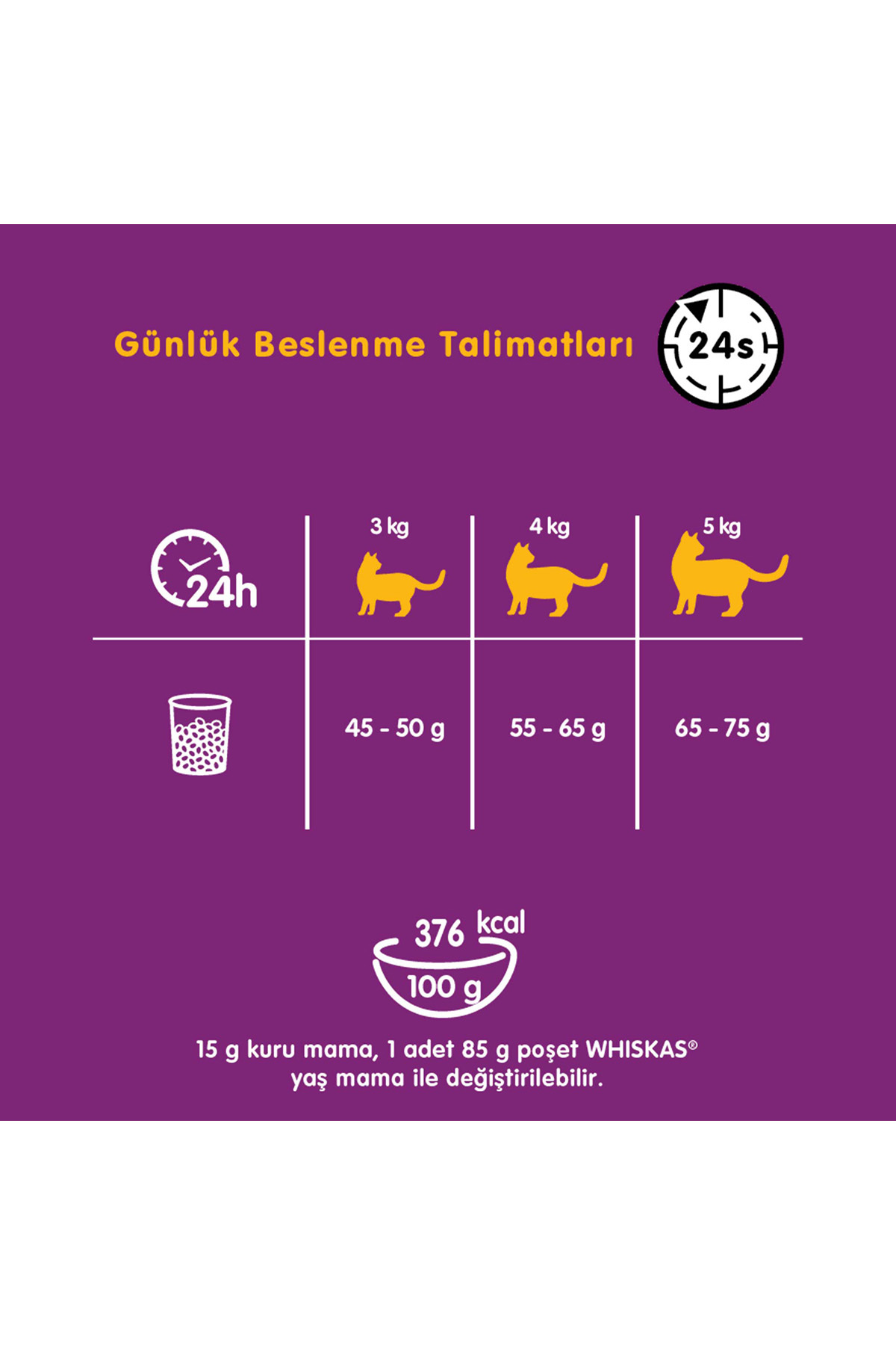 غذای خشک گربه ویسکاس Whiskas با طعم گوشت گاو، ۳۸۰۰ گرم (2026)