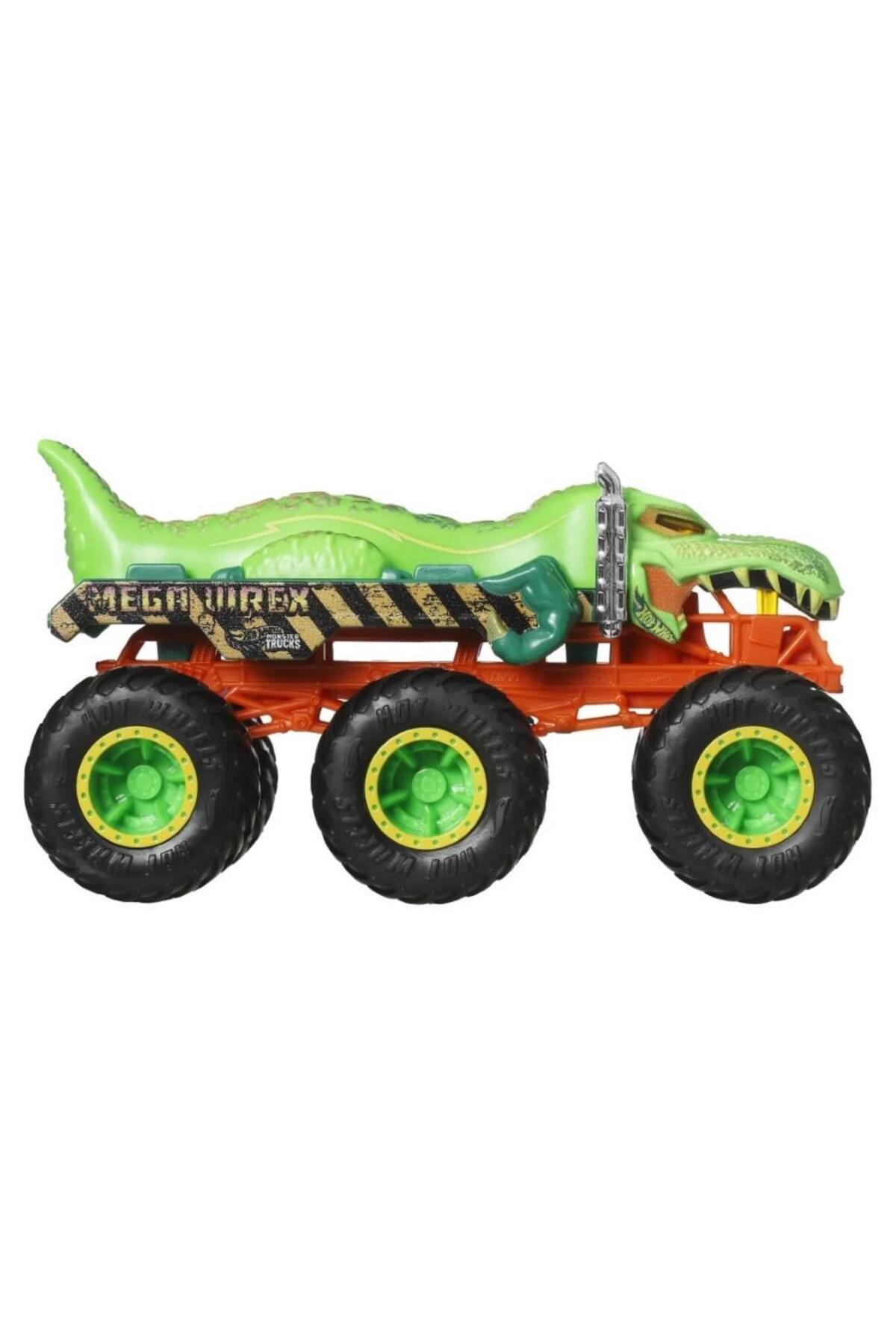 ماشین اسباب بازی MONSTER TRUCKS 1:64 TOW CARS MEGA WREX HWN86 JCH44 از ترکیه HOT WHEELS
