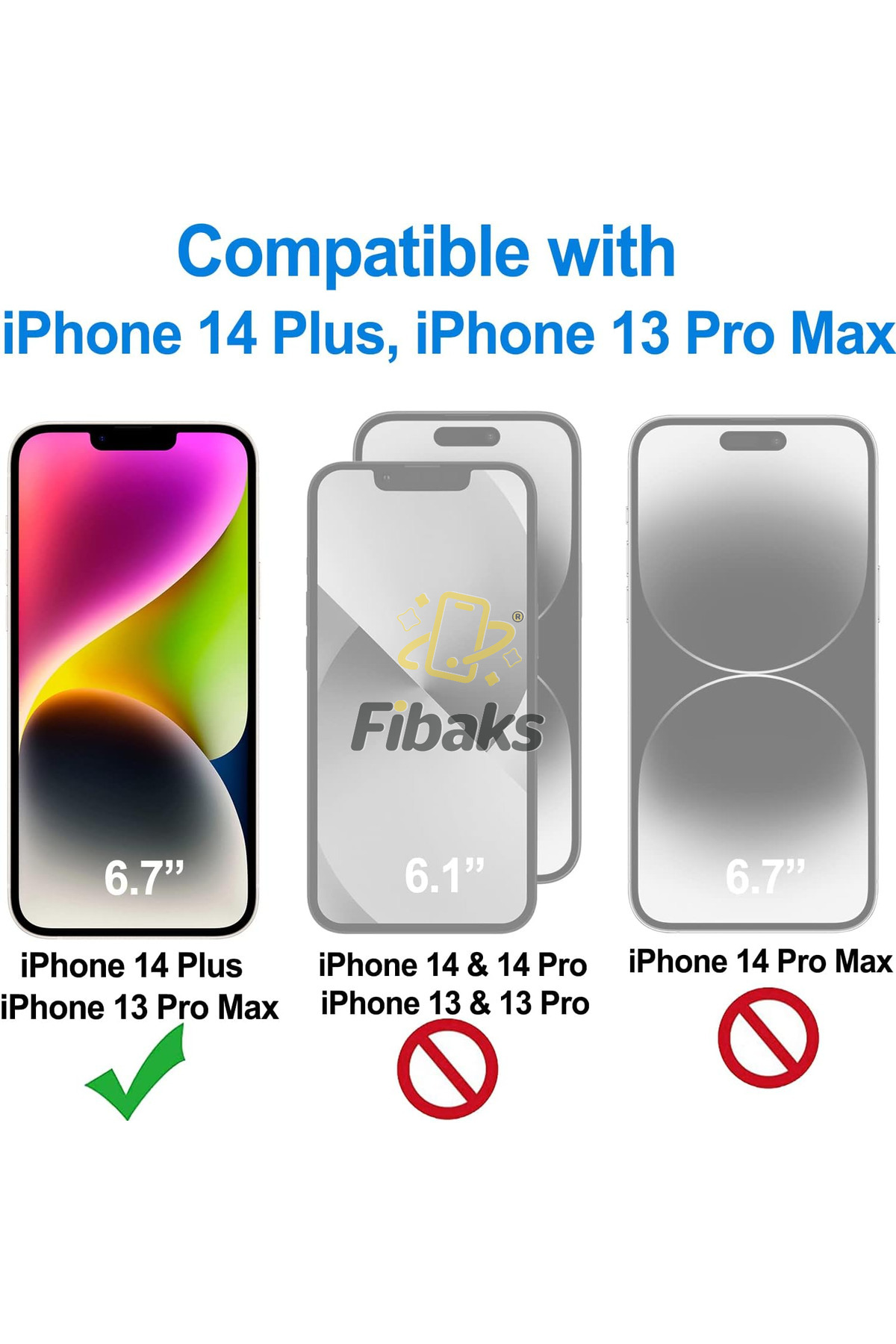 محافظ صفحه نمایش شیشه ای با پوشش کامل GHOST APPLE IPHONE 13 PRO MAX 14 PLUS ابزار کاربردی فیبکس Fibaks