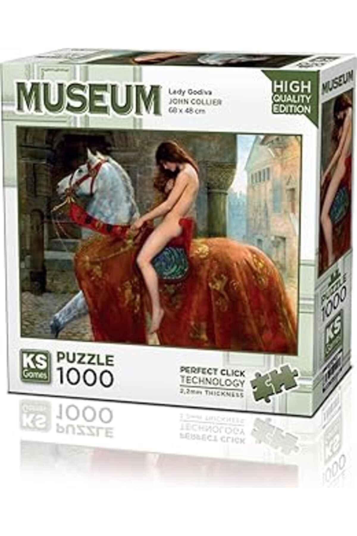 پازل SERSADSN GAMES 20706 LADY GODIVA 1000 PIECE PUZZLE KS 266450 از ترکیه Ks Games