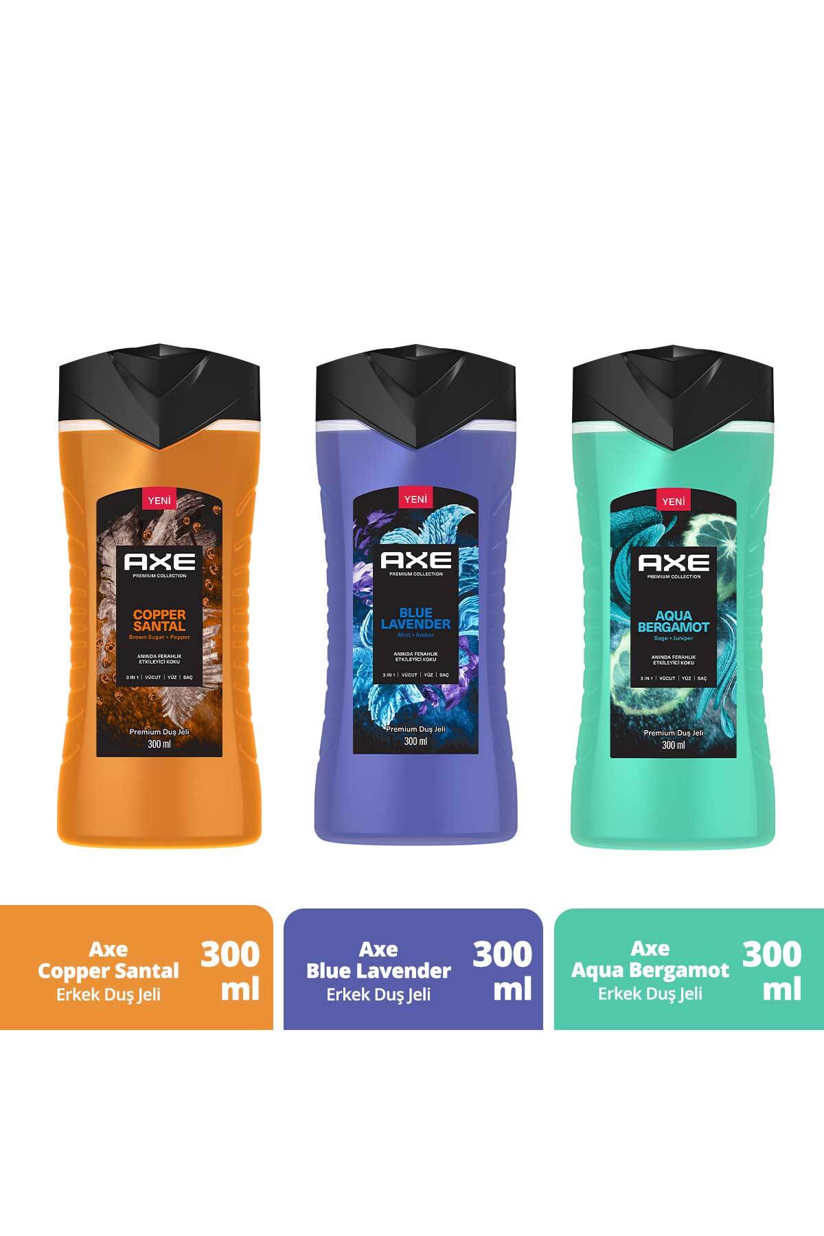 ژل دوش مجموعه پریمیوم با رایحه چوبی و گل 300 میلی لیتر اکس Axe