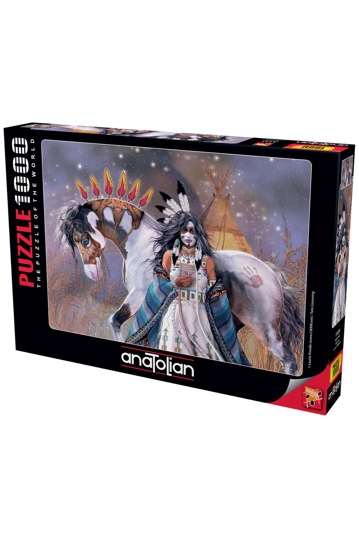 پازل اره منبت کاری مویی 1000 تکه شخص عاقل 1131 از ترکیه Anatolian Puzzle