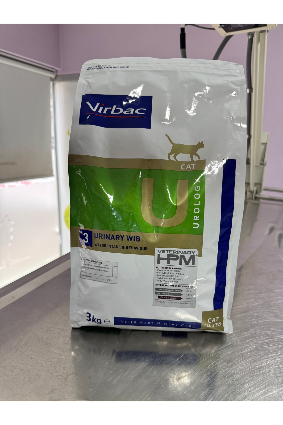غذای خشک گربه ویر‌بک Virbac Urology؛ کم‌غلات با طعم مرغ 5 kg