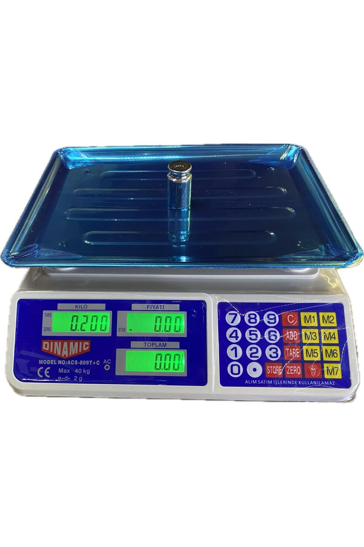 ترازو آشپزخانه ترازوی دقیق الکترونیکی 40 کیلوگرم 2 گرم اورجینال Dinamic
