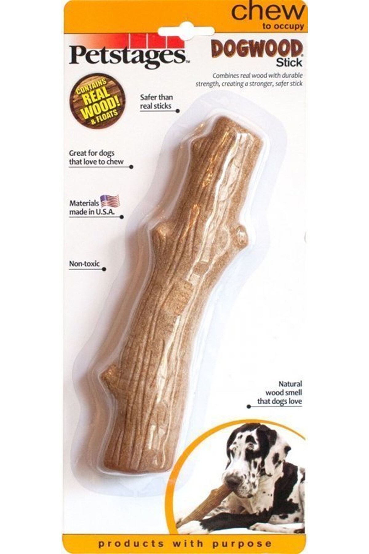 استخوان جویدنی سگ چوب پاپایا Durable Stick Large 219 سفید