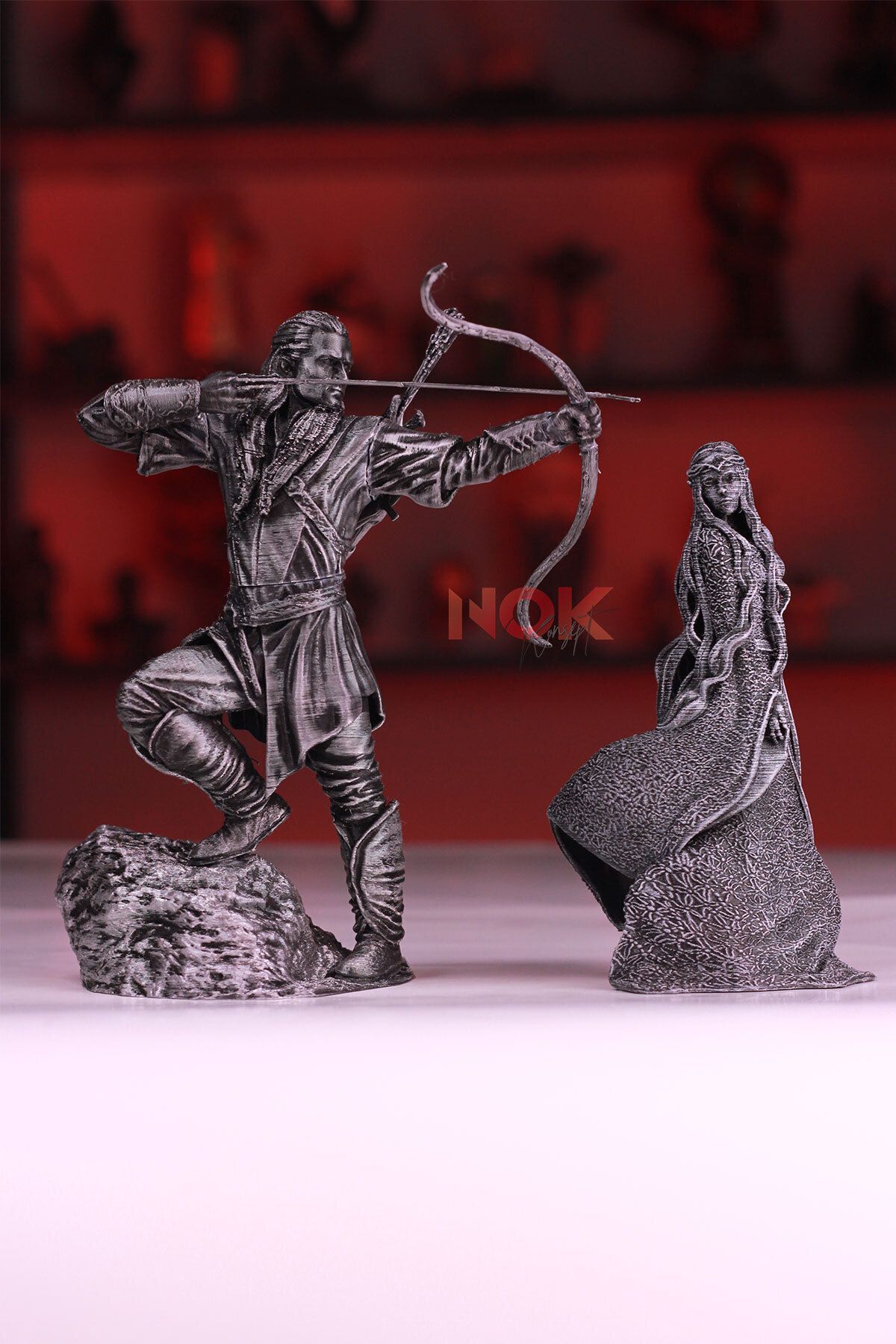 فیگور LEGOLAS و GALADRIEL DUAL SET اورجینال GÜRCÜ 3D