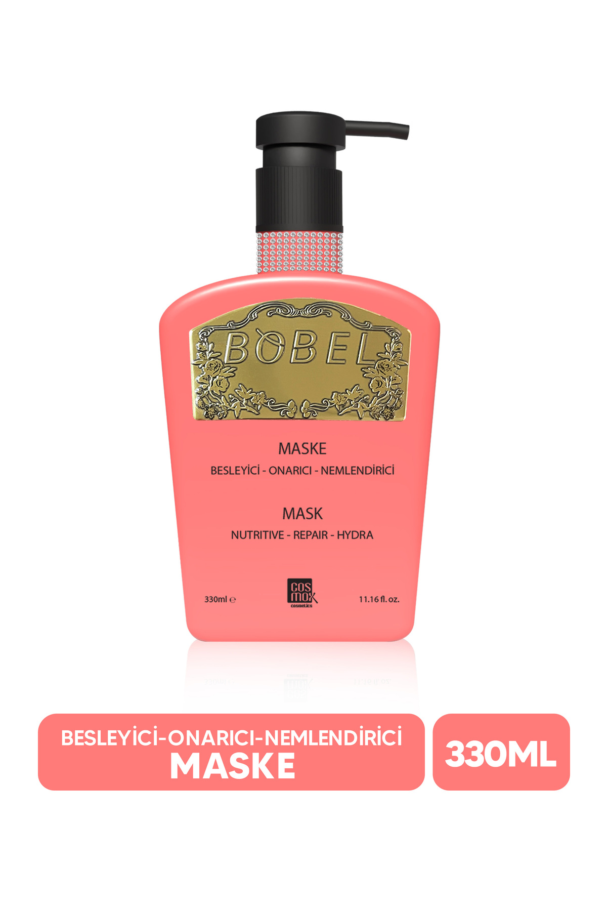 ماسک مو مردانه و زنانه پروتئین ابریشم کره SHEA با وگان bobel