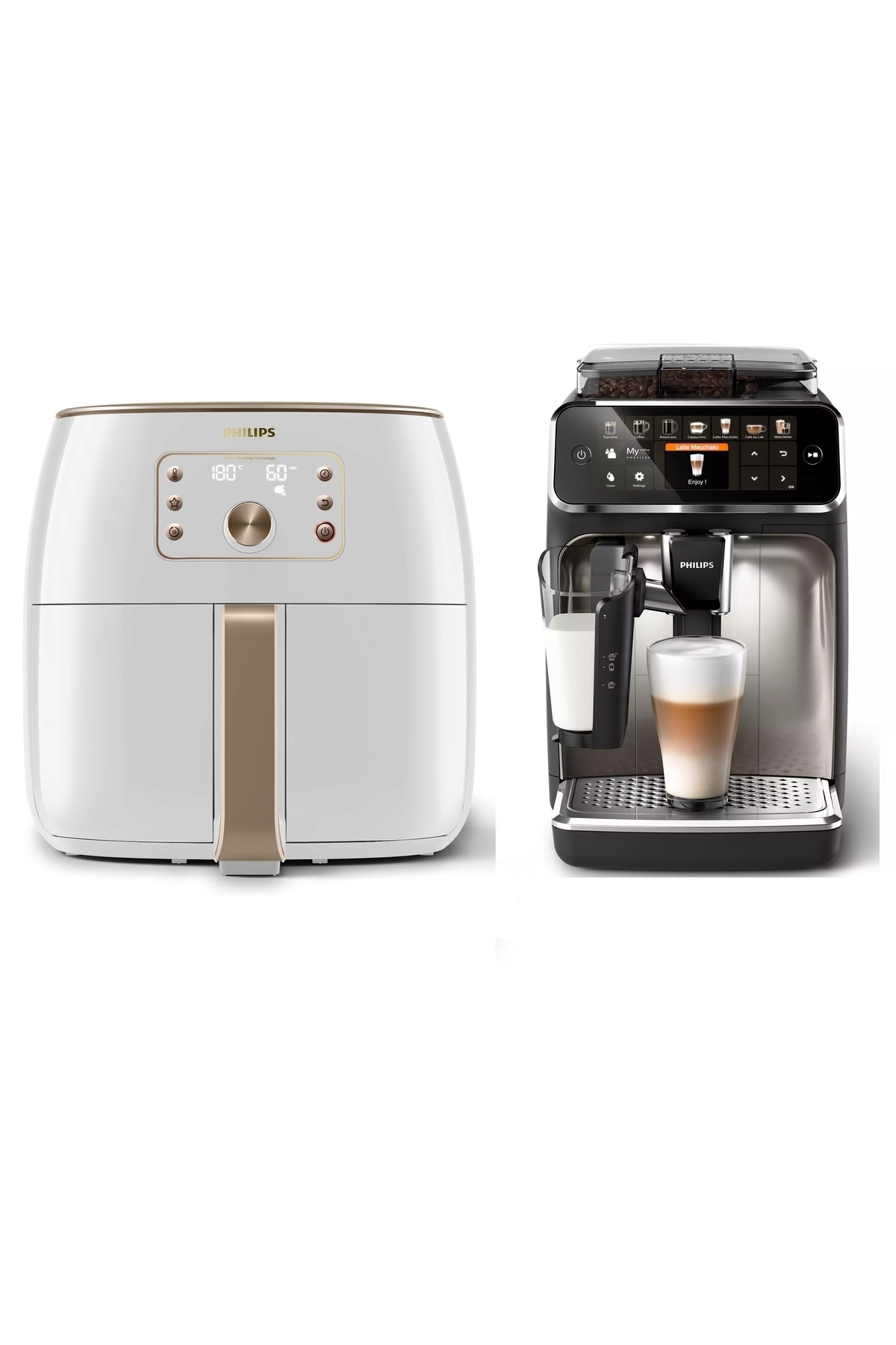 سرخ کن قهوه ساز تمام اتوماتیک AIRFRYER XXL HD9870 20 FRYER EP5547 90 اورجینال Philips