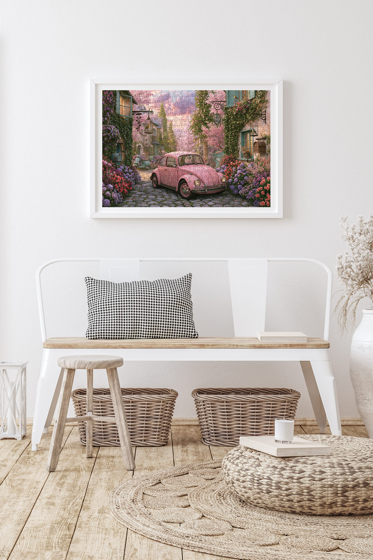 پازل جورچینی ۵۰۰ قطعه آناتولیان پازل Anatolian Puzzle، بیتل صورتی، مدل ANA.3646