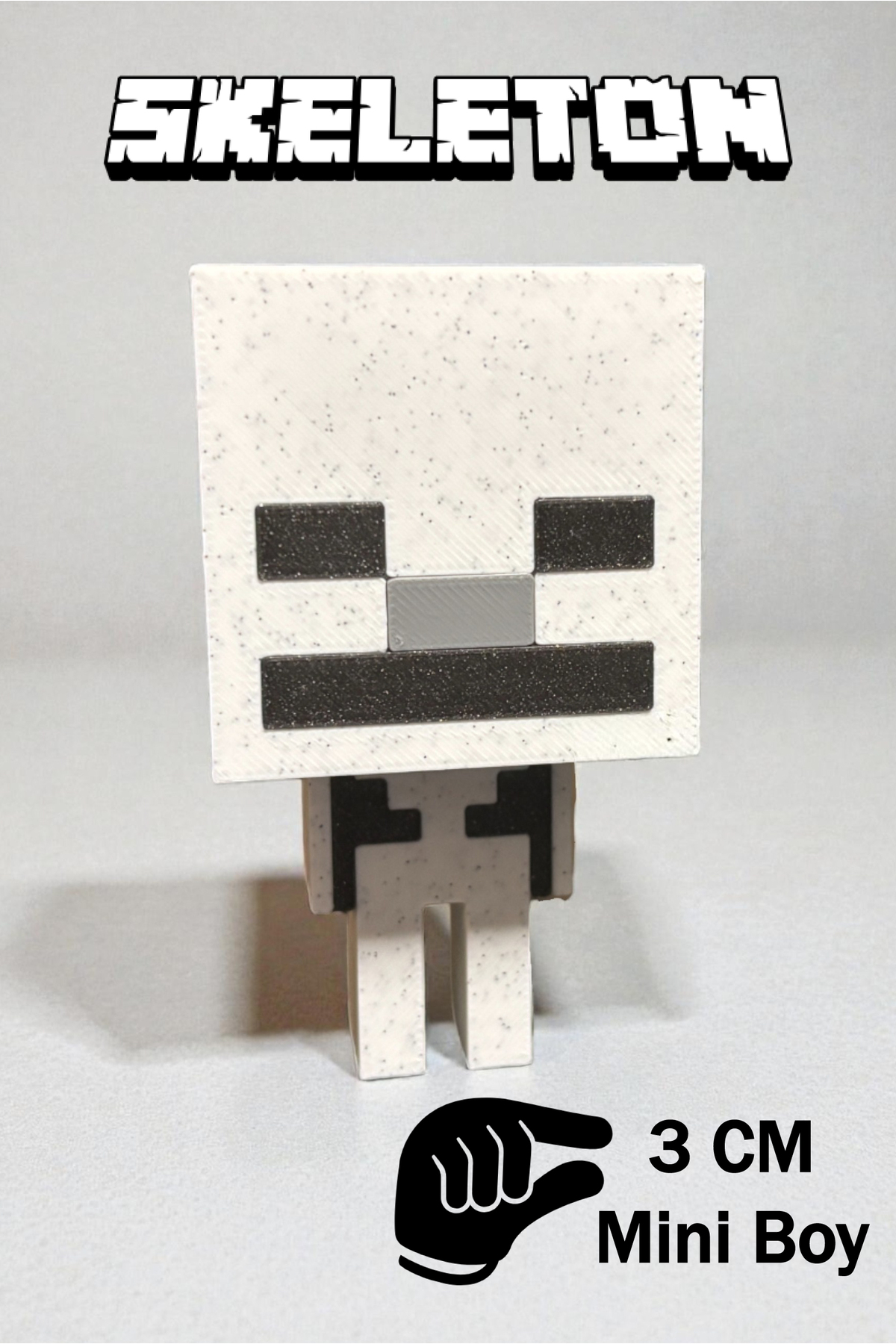 اسباب بازی های فیگور شخصیت اسکلت MINECRAFT 3 سانتی متر مینی سایز GiginGo