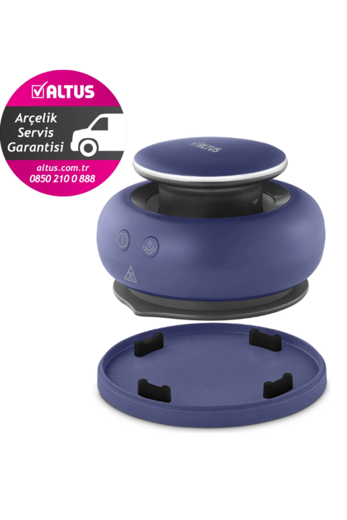 اتو بخار HANDYGO 2 IN 1 و رفع چین چروک مسافرتی آبی دریایی اورجینال Altus