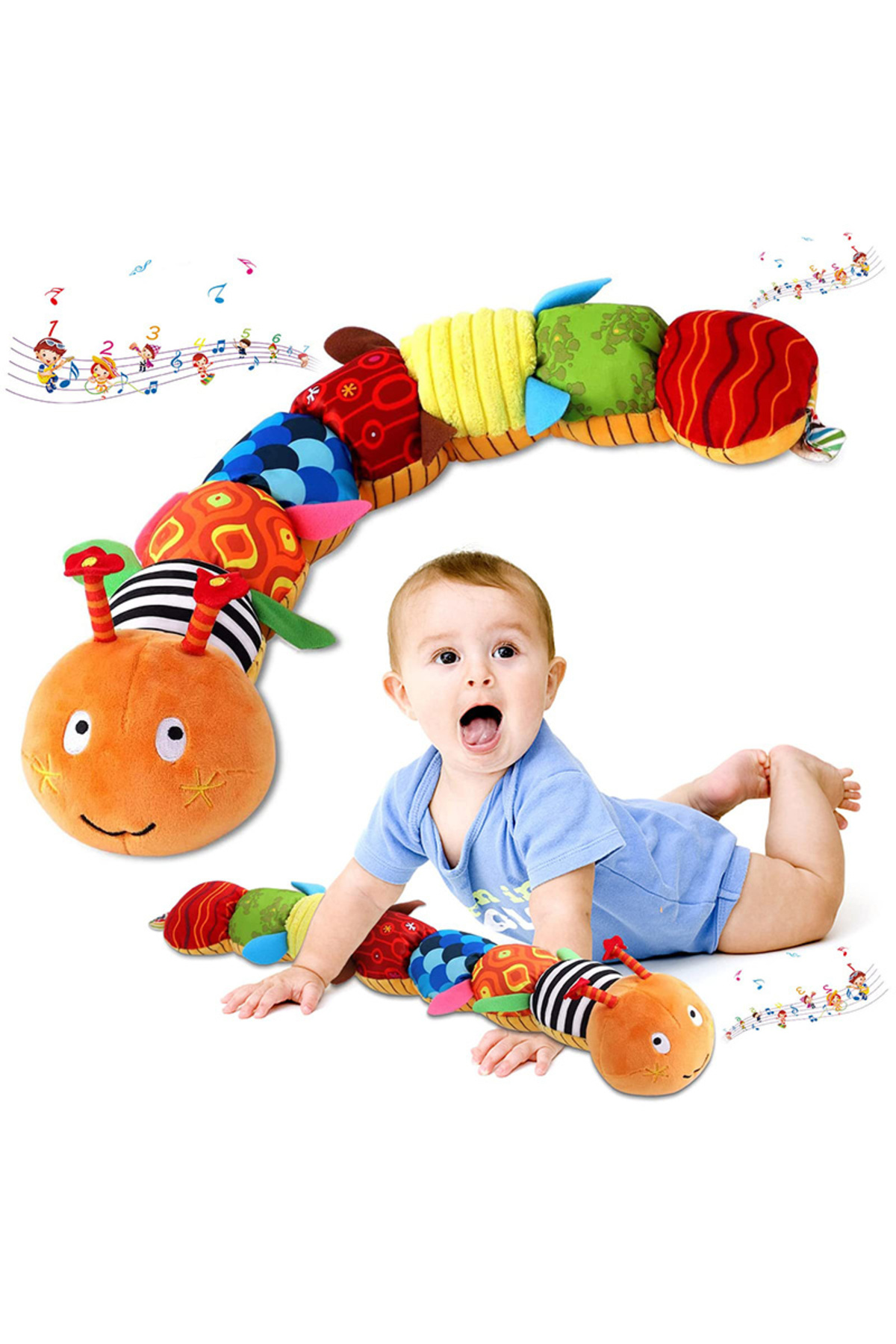 اسباب بازی های پشمی SOZZYTOYS کاترپیلار ناز اورجینال Sozzy Toys