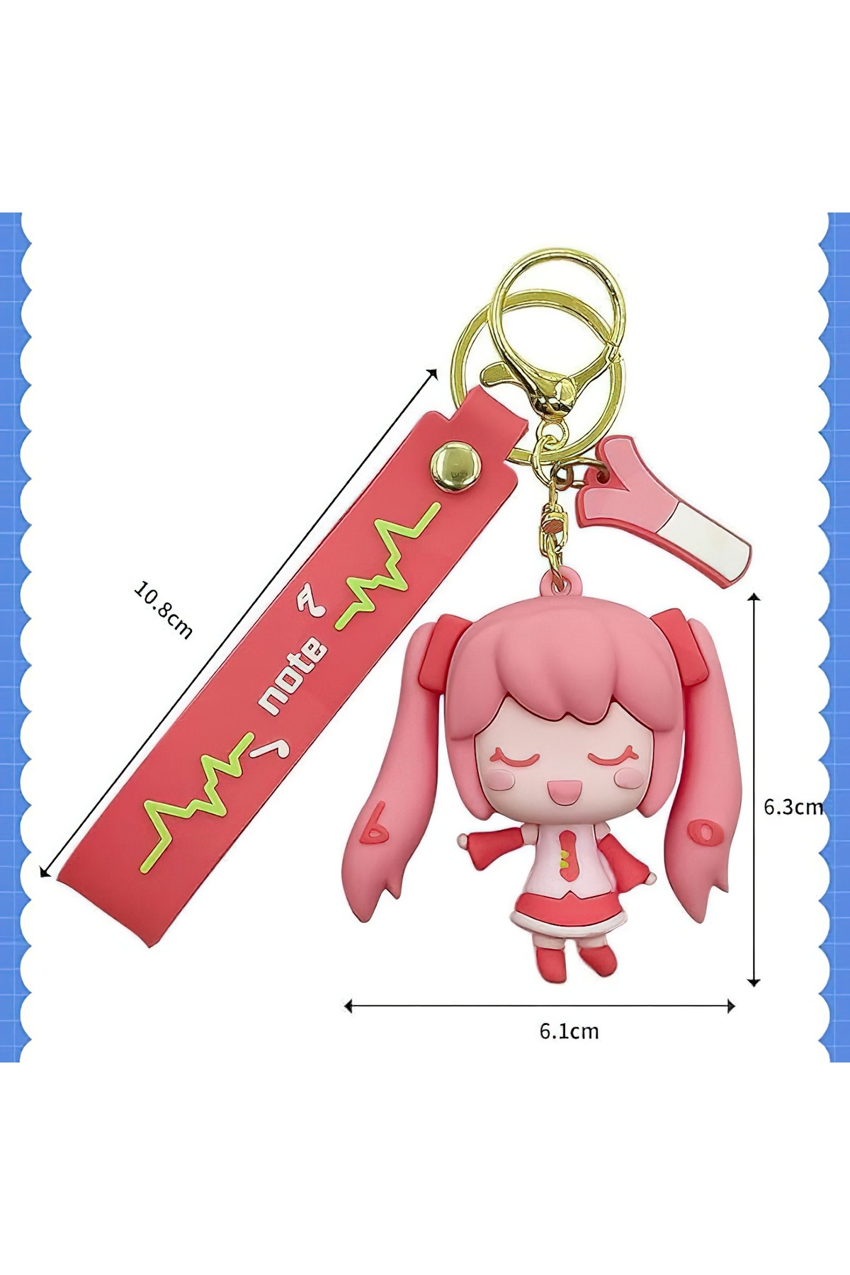 جلیقه کلید انیمه HATSUNE MIKU LAITO MEIKO جاکلیدی و کیف لوازم جانبی KAGAMINE RIN LEN FG KONNİCHİWA