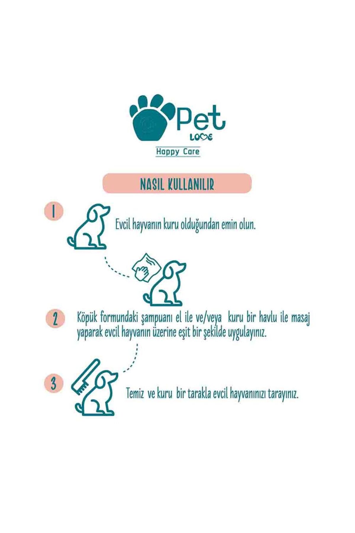 شامپوی فومی سگ پتالاو Pet Love با رایحه توت‌فرنگی، ۲۲۵ میلی‌لیتر