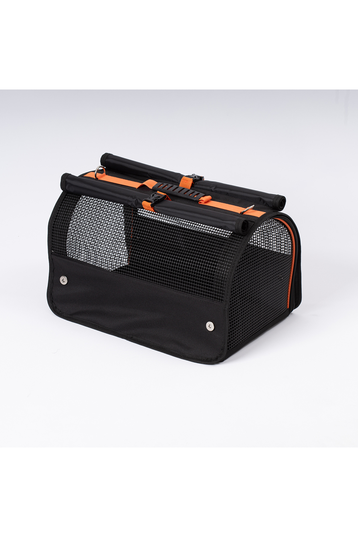 کیف حمل گربه و سگ بریو پاوز BRAVE PAWS Flybag پلاستیکی توری مشکی، ۴۵×۲۵×۲۶ سانتی‌متر