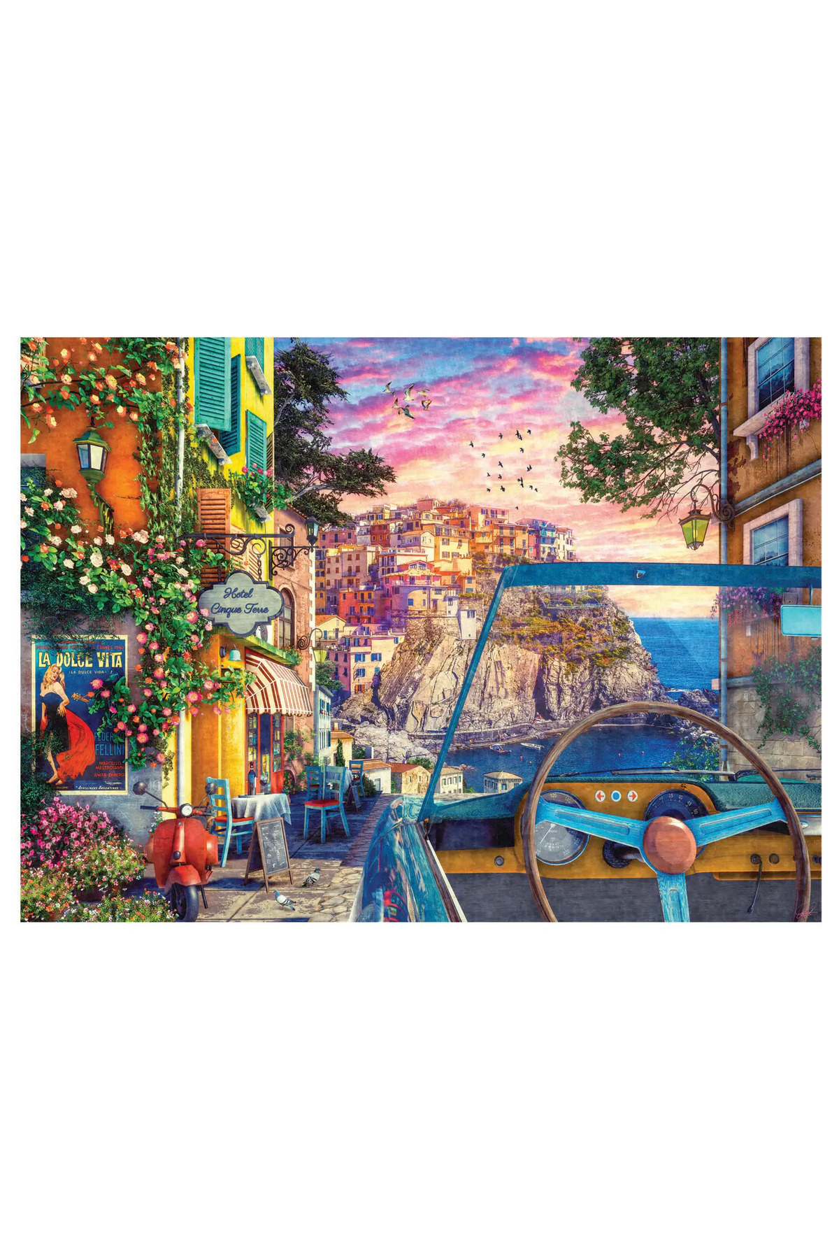 پازل اره منبت کاری مویی 1000 تکه CINQUE TERRE 1139 از ترکیه Anatolian Puzzle