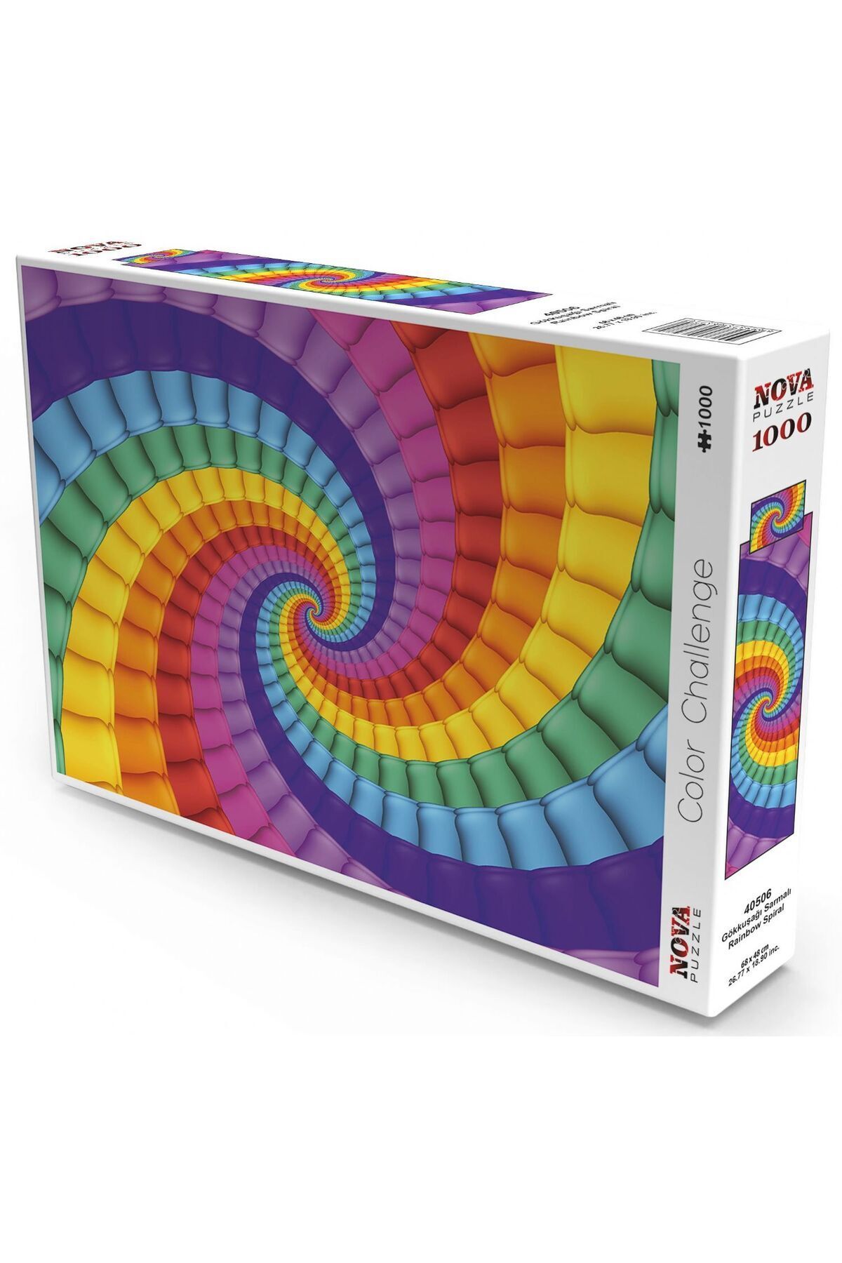 پازل 1000 قطعه مارپیچ رنگین کمان رنگارنگ NOVA 40506 از ترکیه Nova Puzzle