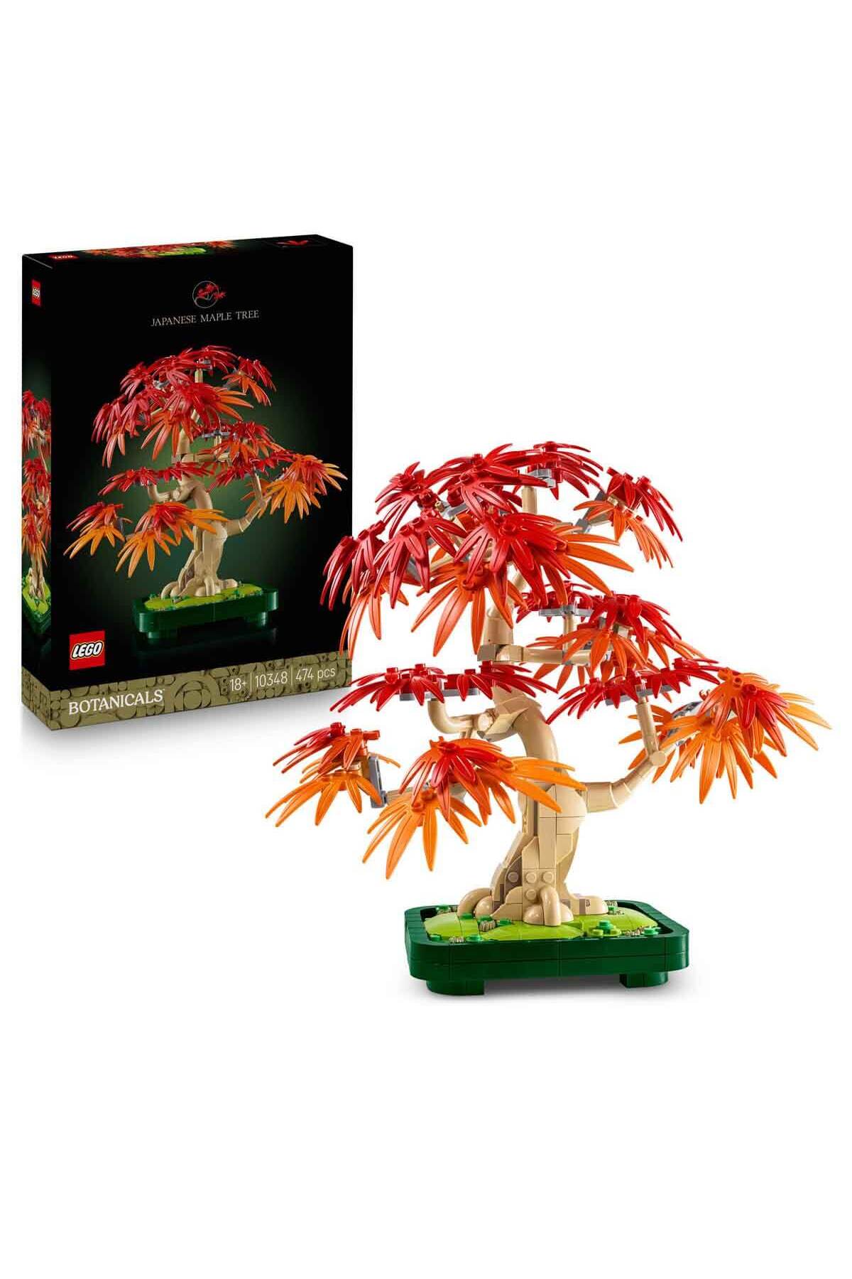 لگو و اسباب بازی های ساخت محور BOTANICALS JAPANESE RED MAPLE BONSAI TREE 10348 مد تزئینی برای بزرگسالان اورجینال LEGO