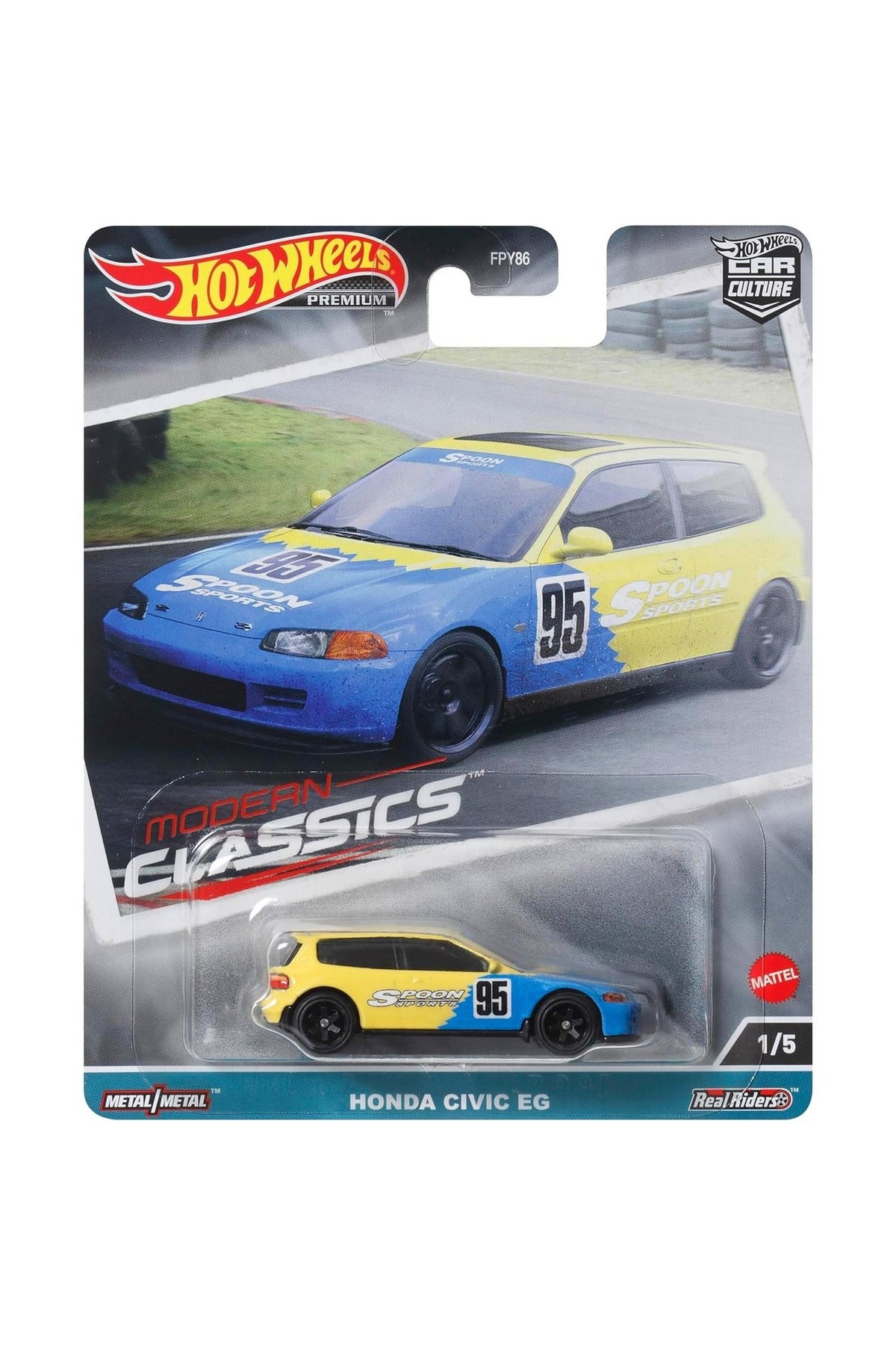 ماشین اسباب بازی پریمیوم هوندا سیویک EG از ترکیه HOT WHEELS