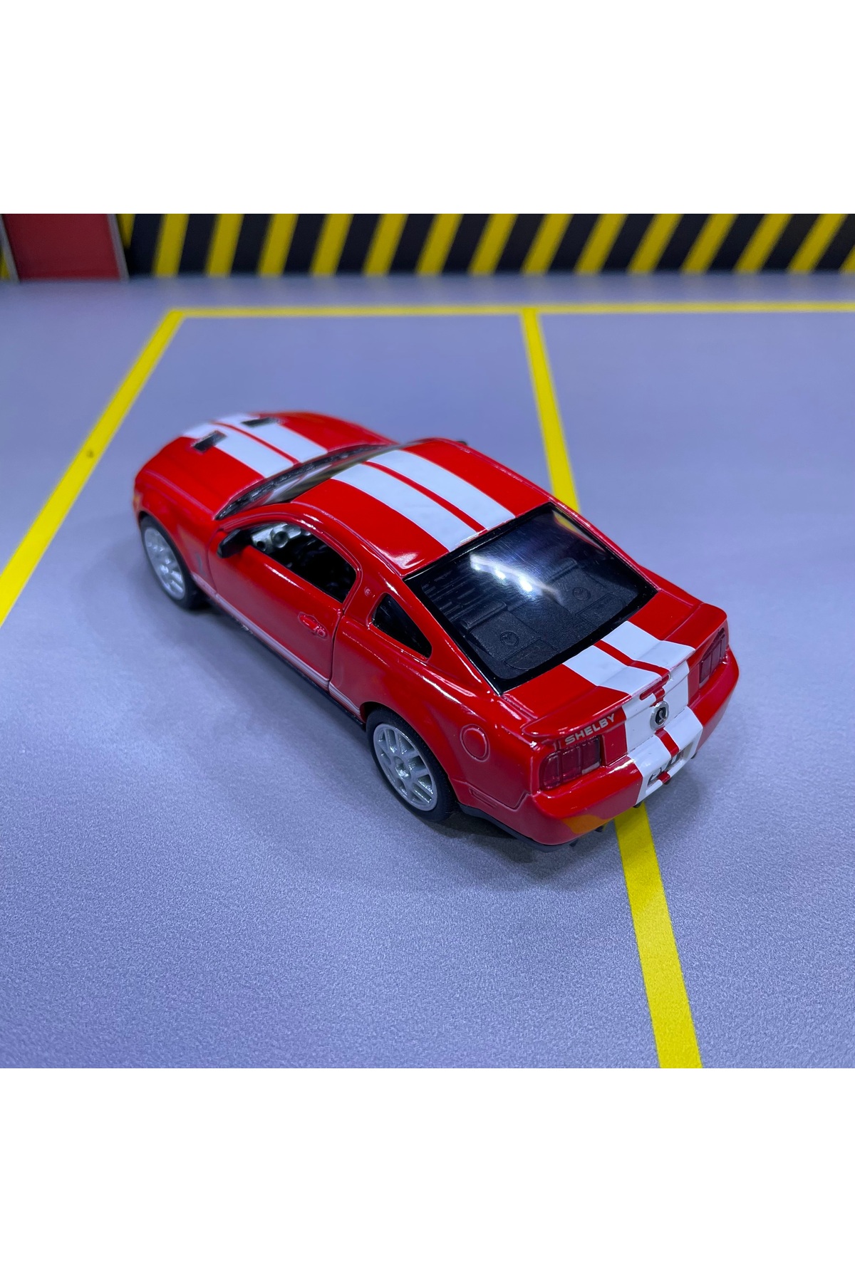 مدل خودرو 2007 SHELBY GT500 1 36 SCALE KINSMART DIECAST METAL MODEL CAR TOY PULL DROP اورجینال Kinsmart