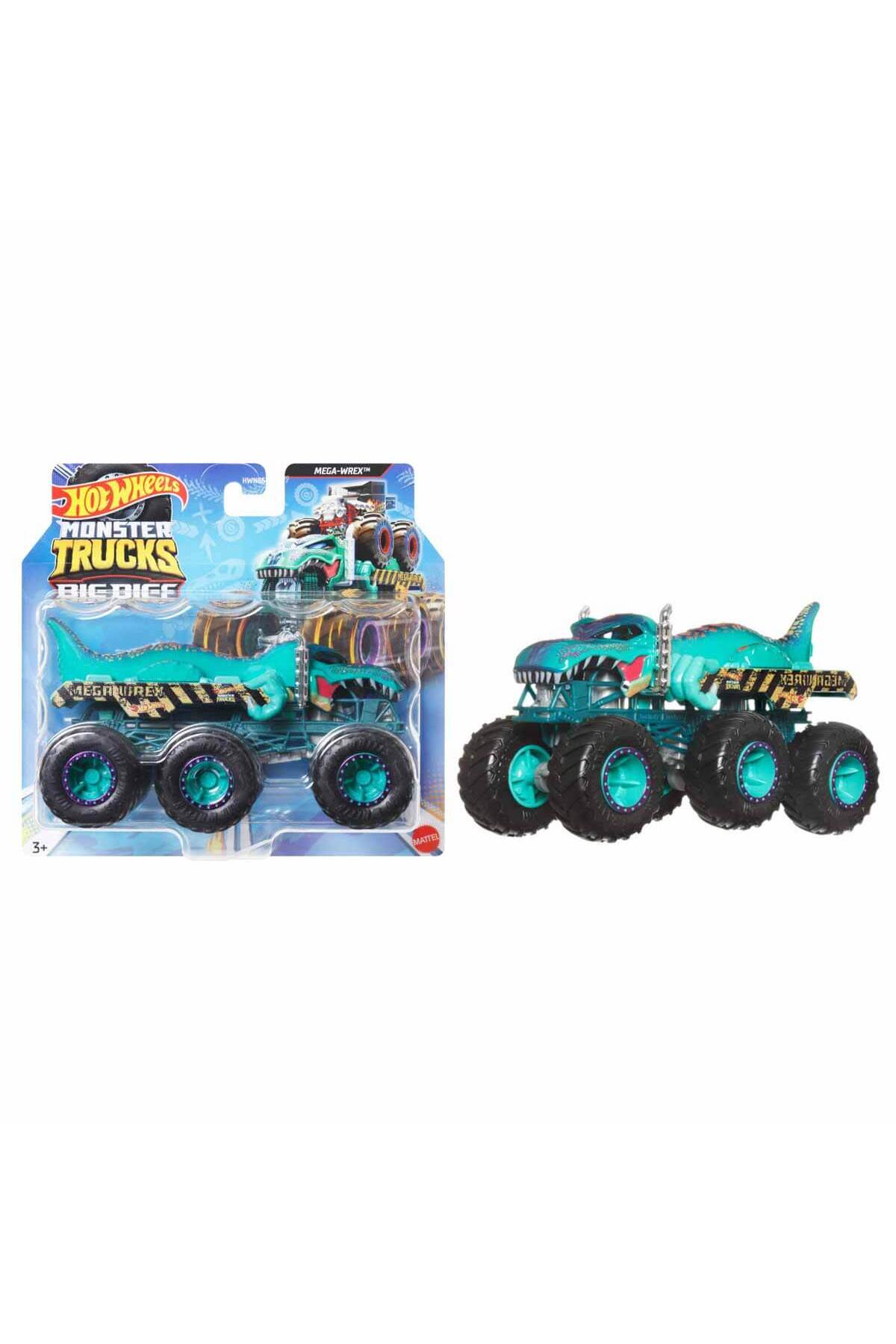 ماشین اسباب بازی 1:64 چرخ های هیولا کامیون MEGA WREX HWN87 هات ویلز اورجینال HOT WHEELS